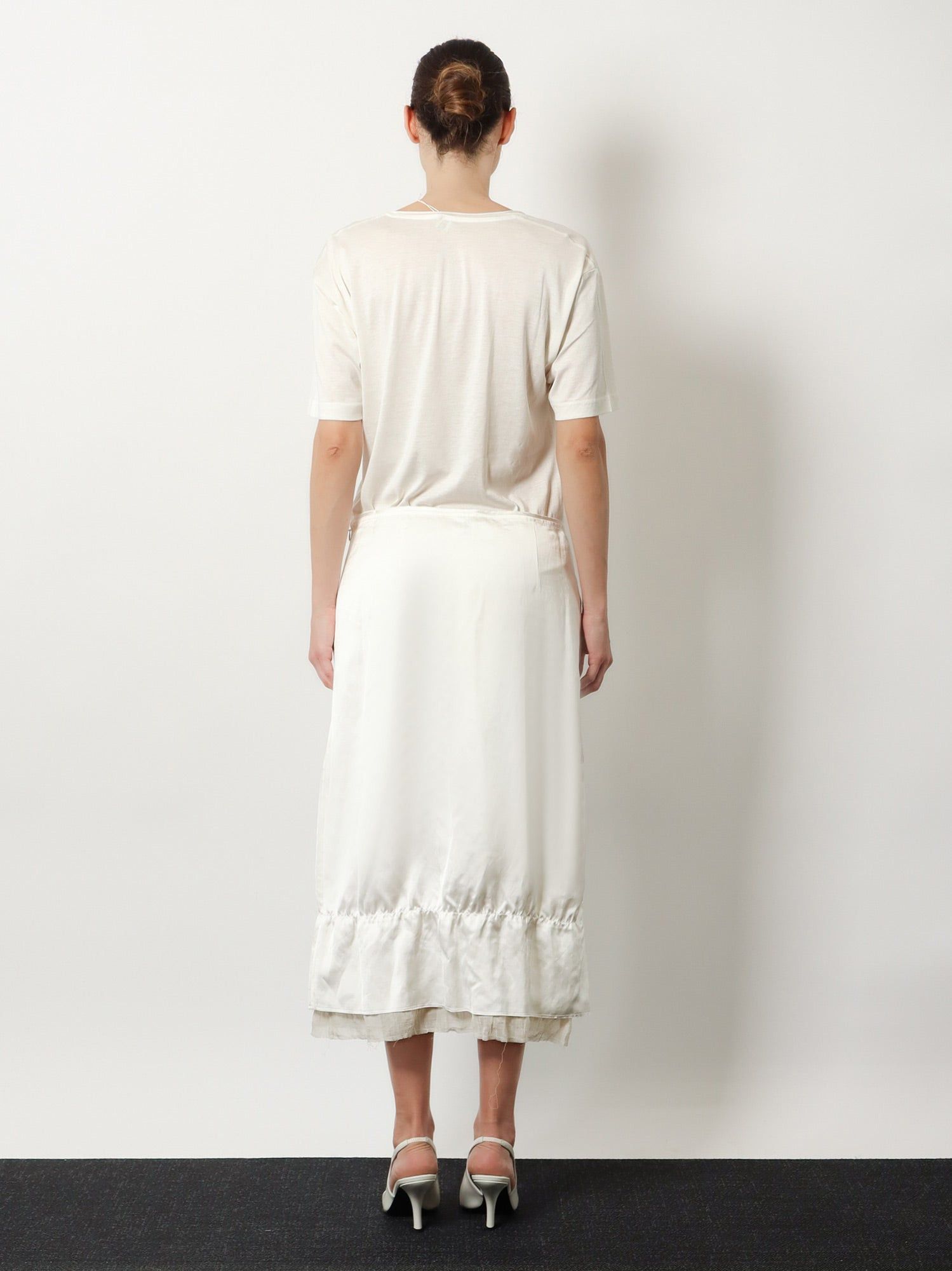 Toteme Layered Viscose And Linen Blend Skirt Size 28" / US 6 / IT 42 - 5 Thumbnail