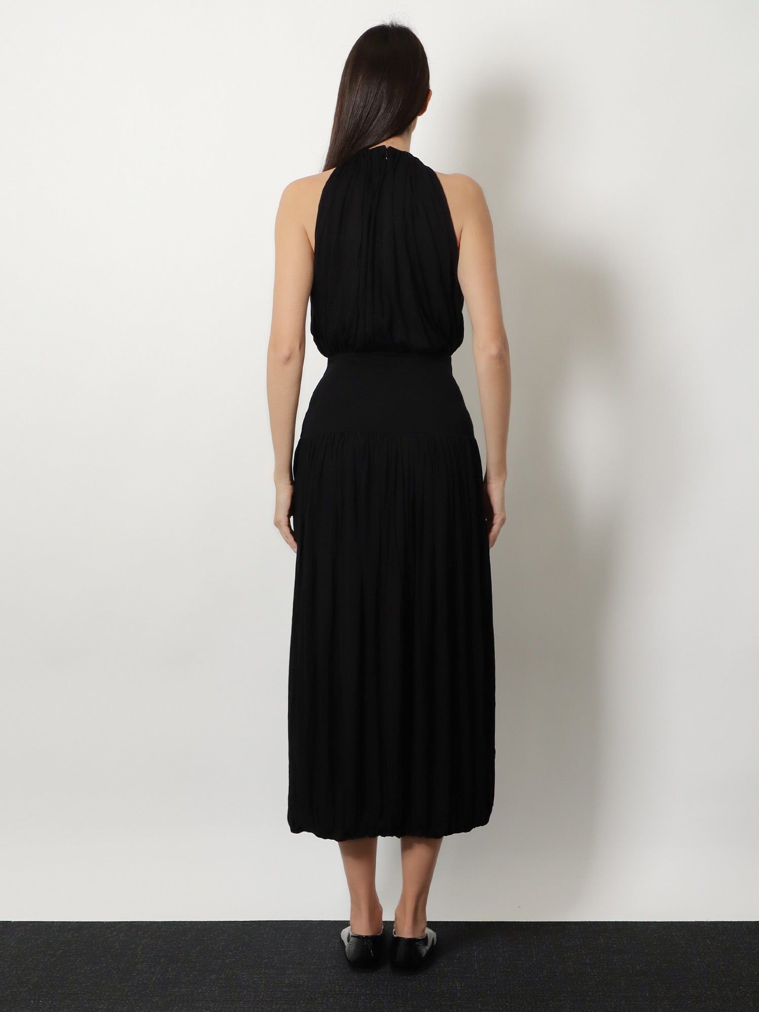Toteme Soft Gathered Viscose Dress Size M / US 6-8 / IT 42-44 - 3 Thumbnail