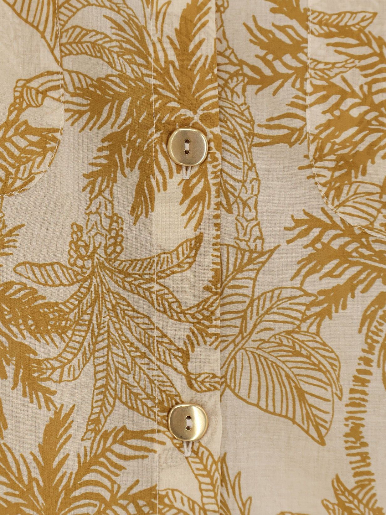 ERES Long Panama Cotton Shirt With Printed Pattern Size M / US 6-8 / IT 42-44 - 3 Thumbnail
