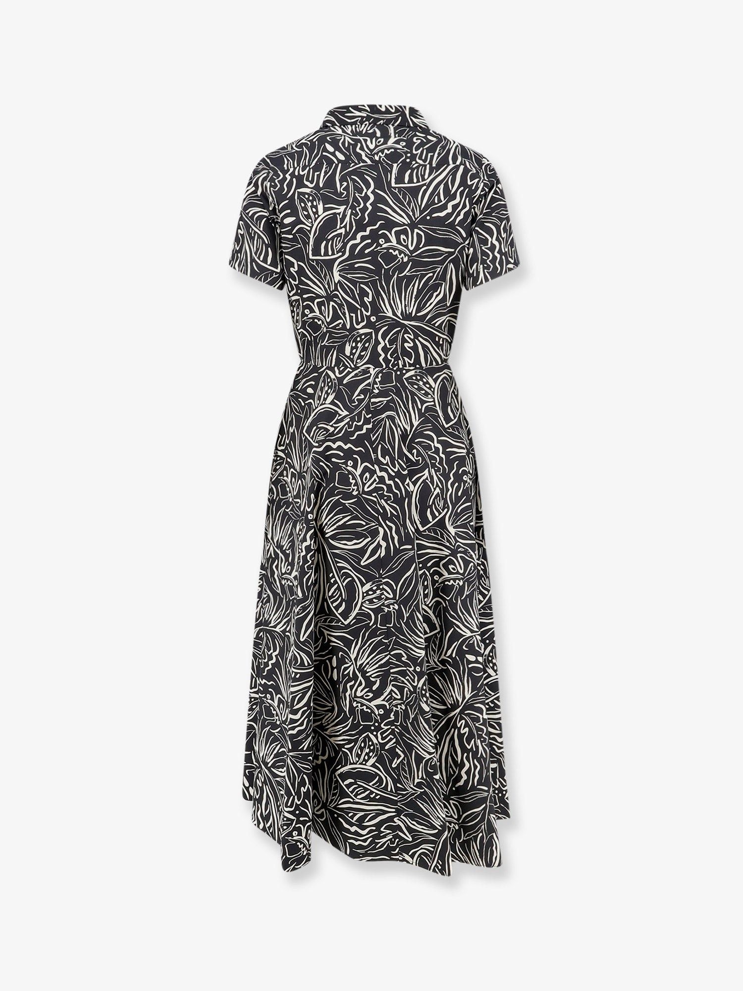 Aspesi Printed Cotton Chemisier Dress Size S / US 4 / IT 40 - 2 Thumbnail