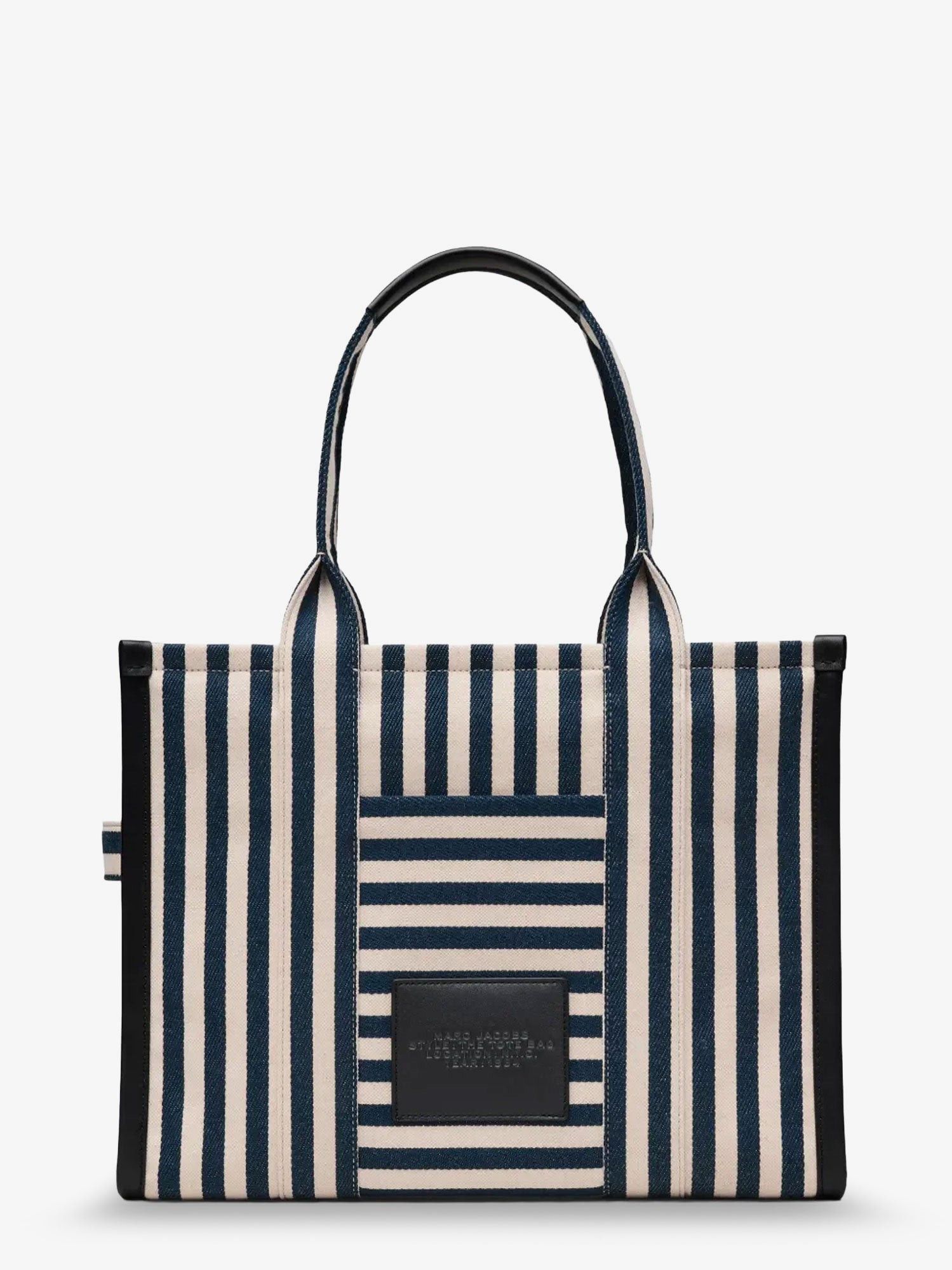 Marc Jacobs The Large Tote Canvas Handbag With Front Embroidered Logo Size ONE SIZE - 2 Thumbnail