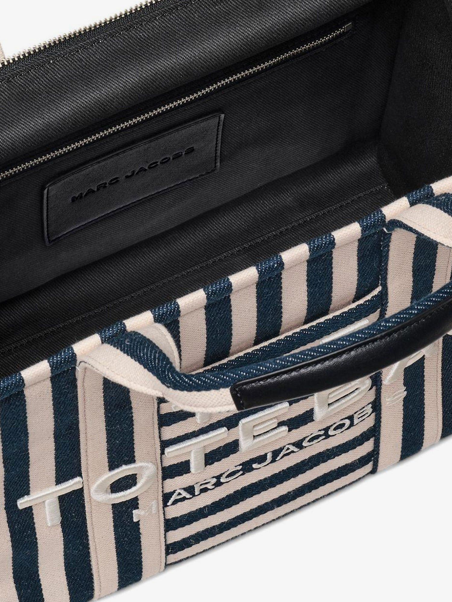 Marc Jacobs The Tote Bag Canvas Handbag With Embroidered Logo On The Front Size ONE SIZE - 4 Thumbnail