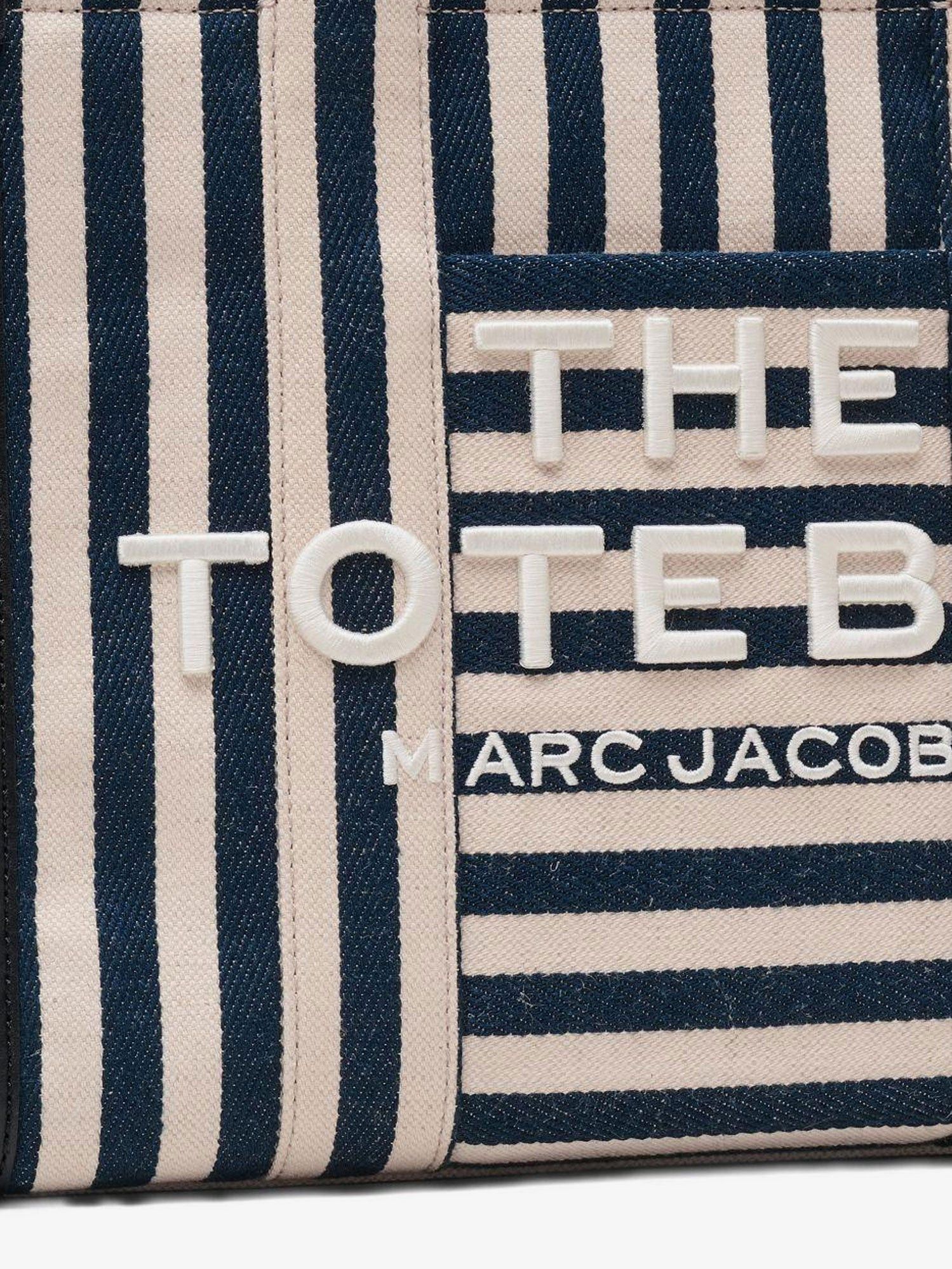 Marc Jacobs The Tote Bag Canvas Handbag With Embroidered Logo On The Front Size ONE SIZE - 3 Thumbnail