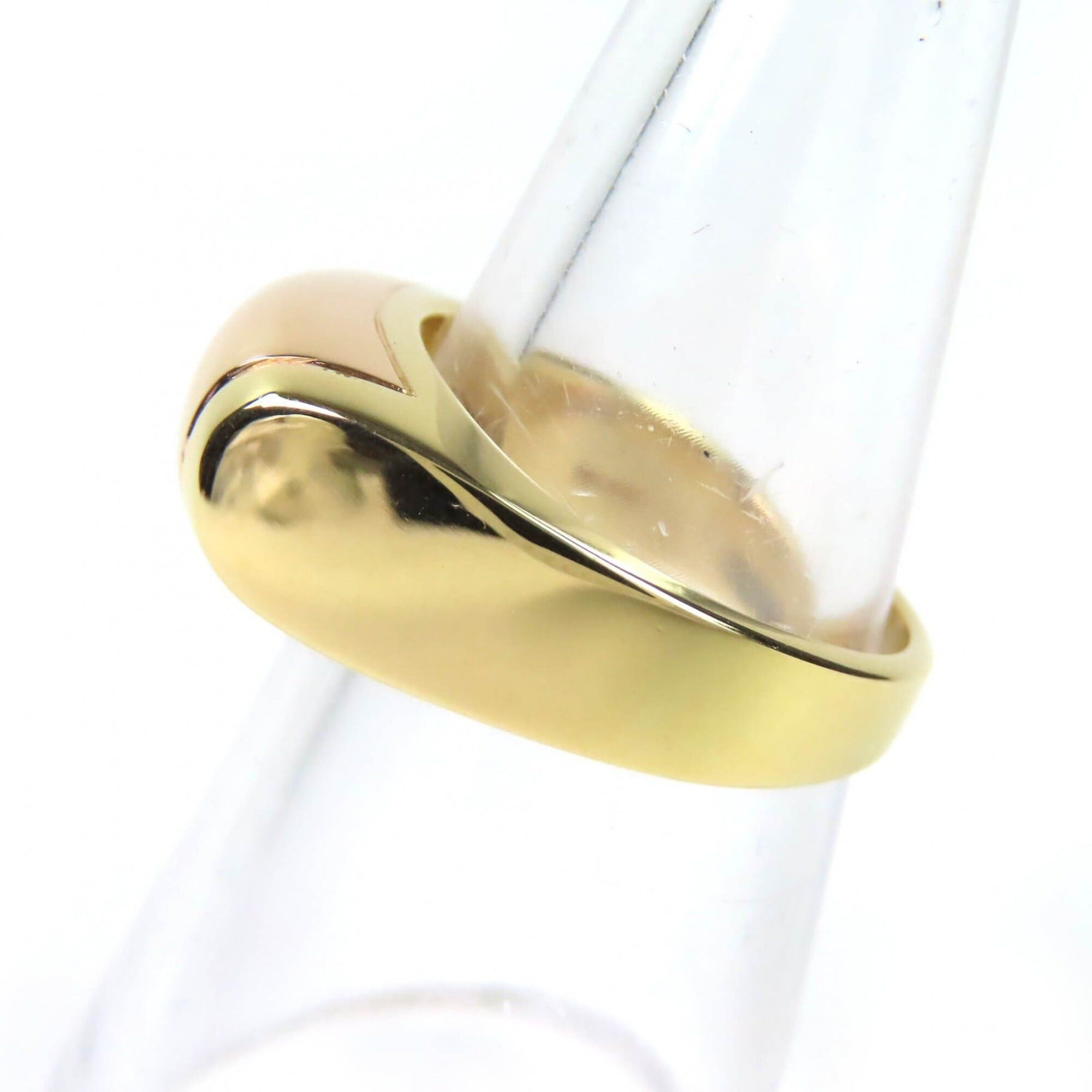 Bvlgari BVLGARI Tronchetto Ring, 750 (PG) Gold, Weight 8.9g, Women's, Highly Recommended ◎ Size ONE SIZE - 3 Thumbnail