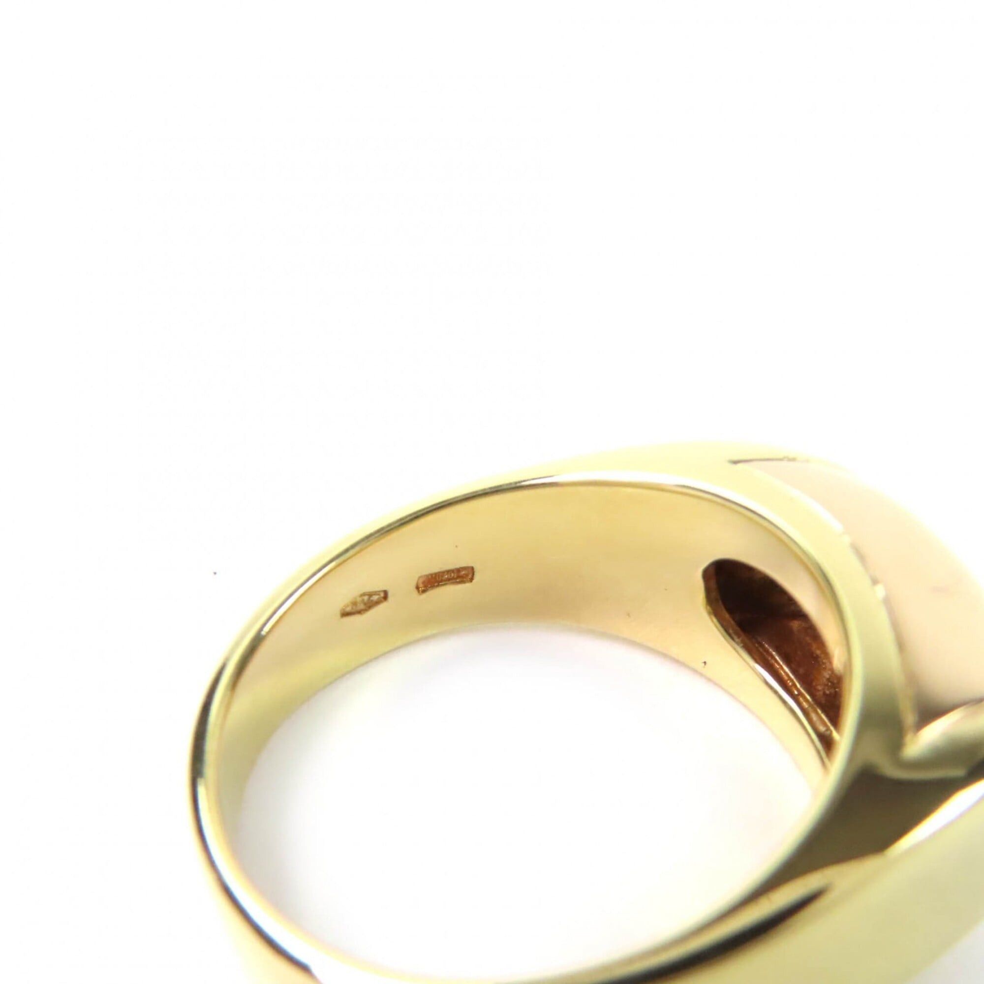 Bvlgari BVLGARI Tronchetto Ring, 750 (PG) Gold, Weight 8.9g, Women's, Highly Recommended ◎ Size ONE SIZE - 7 Thumbnail