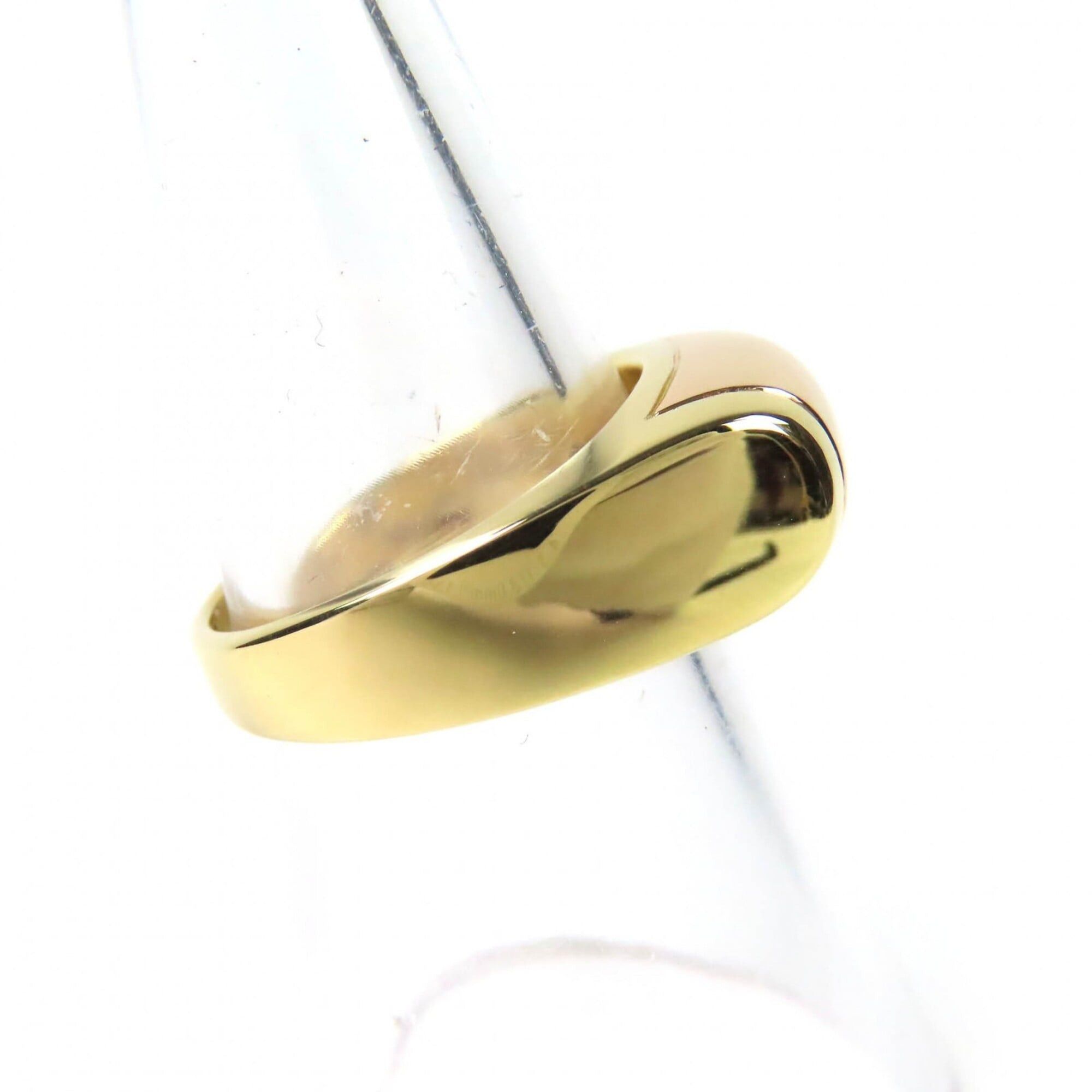 Bvlgari BVLGARI Tronchetto Ring, 750 (PG) Gold, Weight 8.9g, Women's, Highly Recommended ◎ Size ONE SIZE - 4 Thumbnail