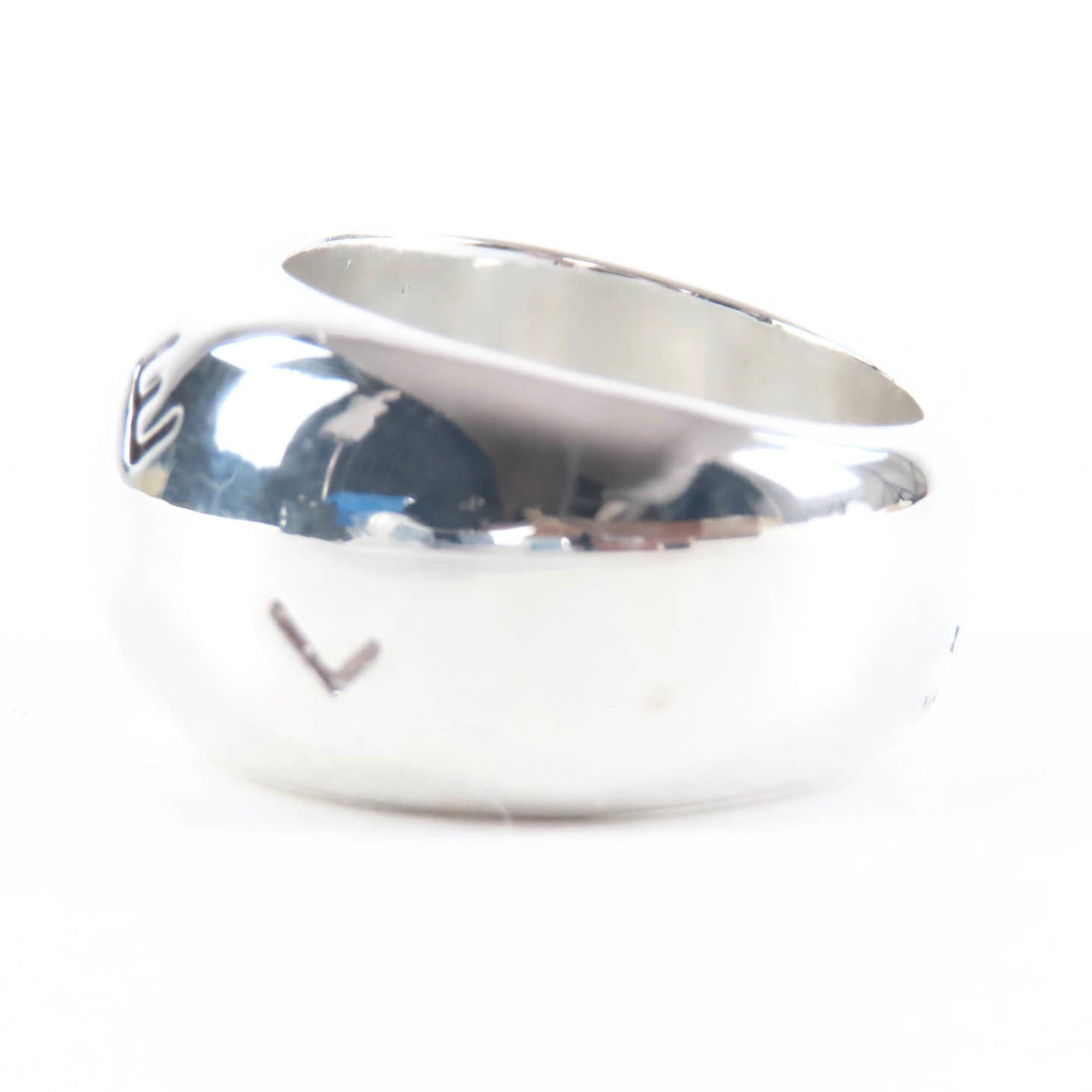 Chanel CHANEL Vintage 925 Logo Design Ring - Silver Weight: 17.69g Women's Size ONE SIZE - 2 Thumbnail