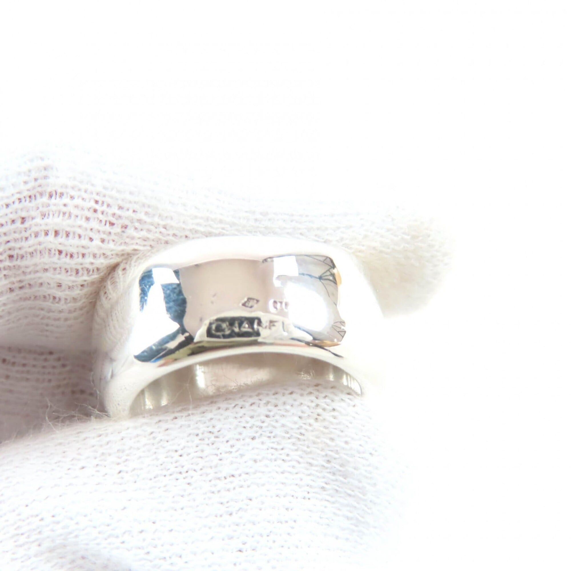 Chanel CHANEL Vintage 925 Logo Design Ring - Silver Weight: 17.69g Women's Size ONE SIZE - 5 Thumbnail