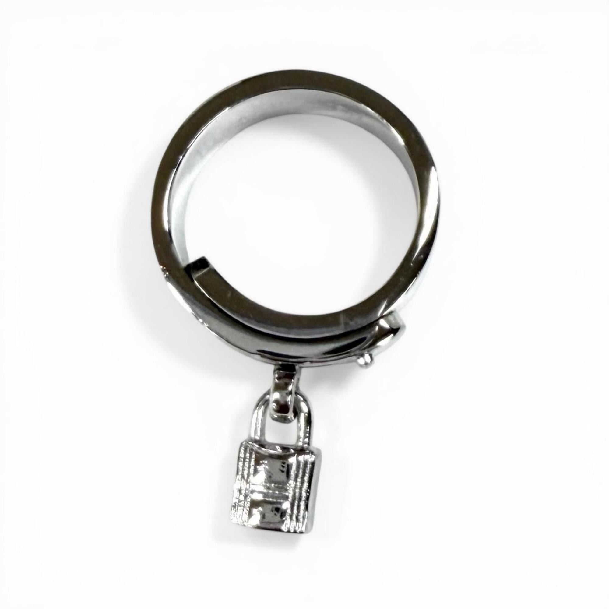 Hermes HERMES Kelly Ring, 925 Sterling Silver, Size 47, Weight 9.4g, Women's Size ONE SIZE - 4 Thumbnail