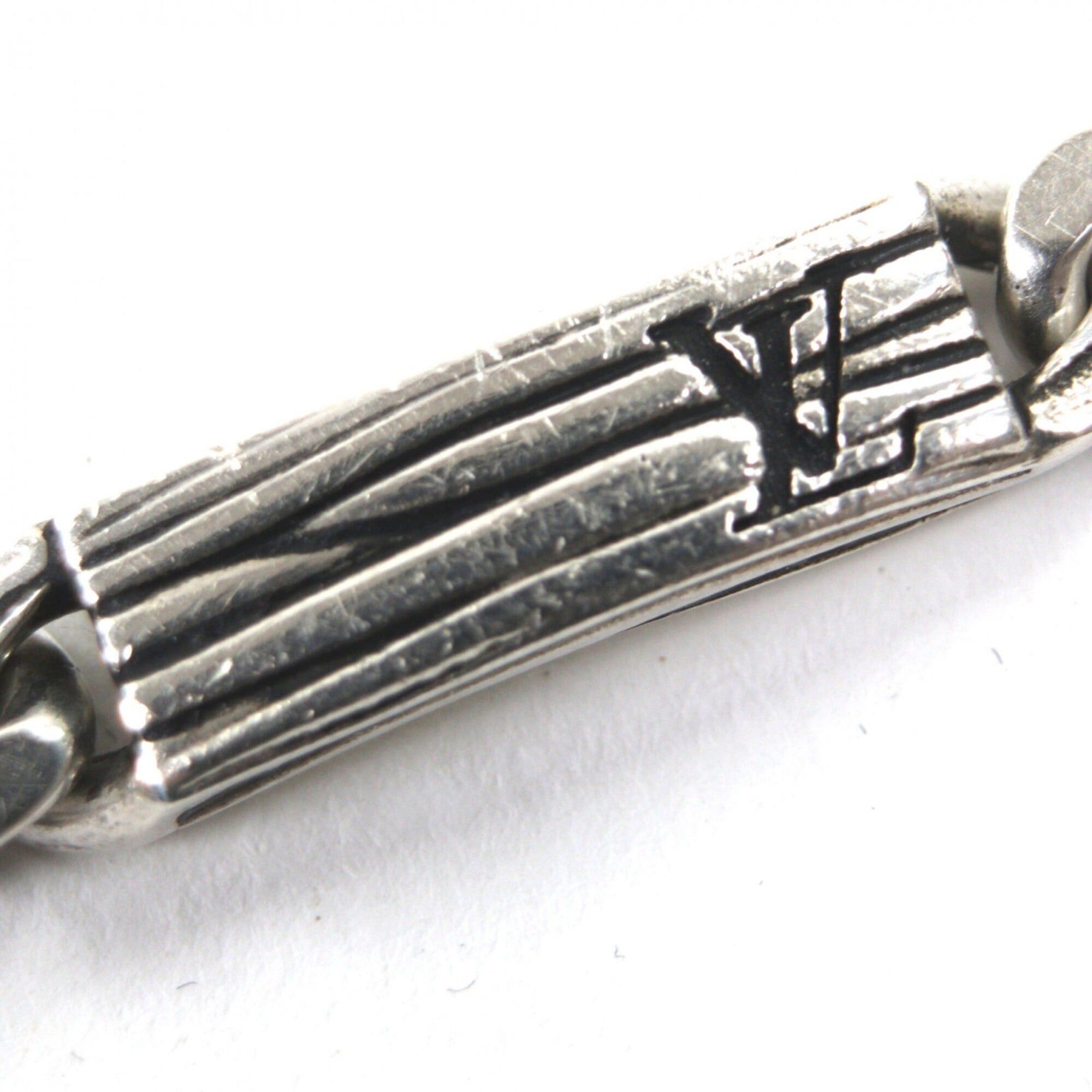 Louis Vuitton LOUIS VUITTON (Louis Vuitton) 2024 model M1152M bracelet, LV Epi leather, AG925 silver, size M, made in Italy, weight 32.09g, men's. Size ONE SIZE - 3 Thumbnail