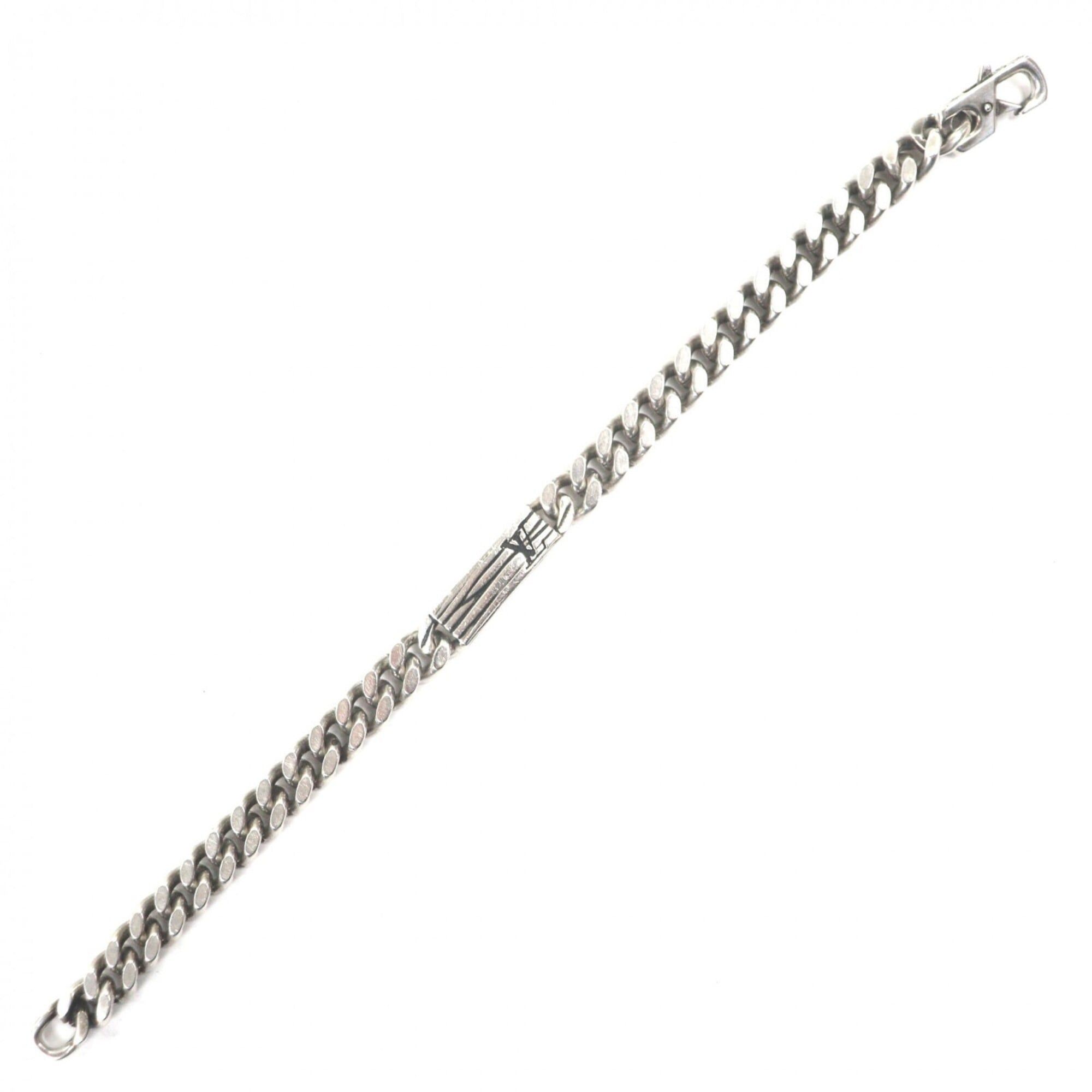 Louis Vuitton LOUIS VUITTON (Louis Vuitton) 2024 model M1152M bracelet, LV Epi leather, AG925 silver, size M, made in Italy, weight 32.09g, men's. Size ONE SIZE - 2 Thumbnail