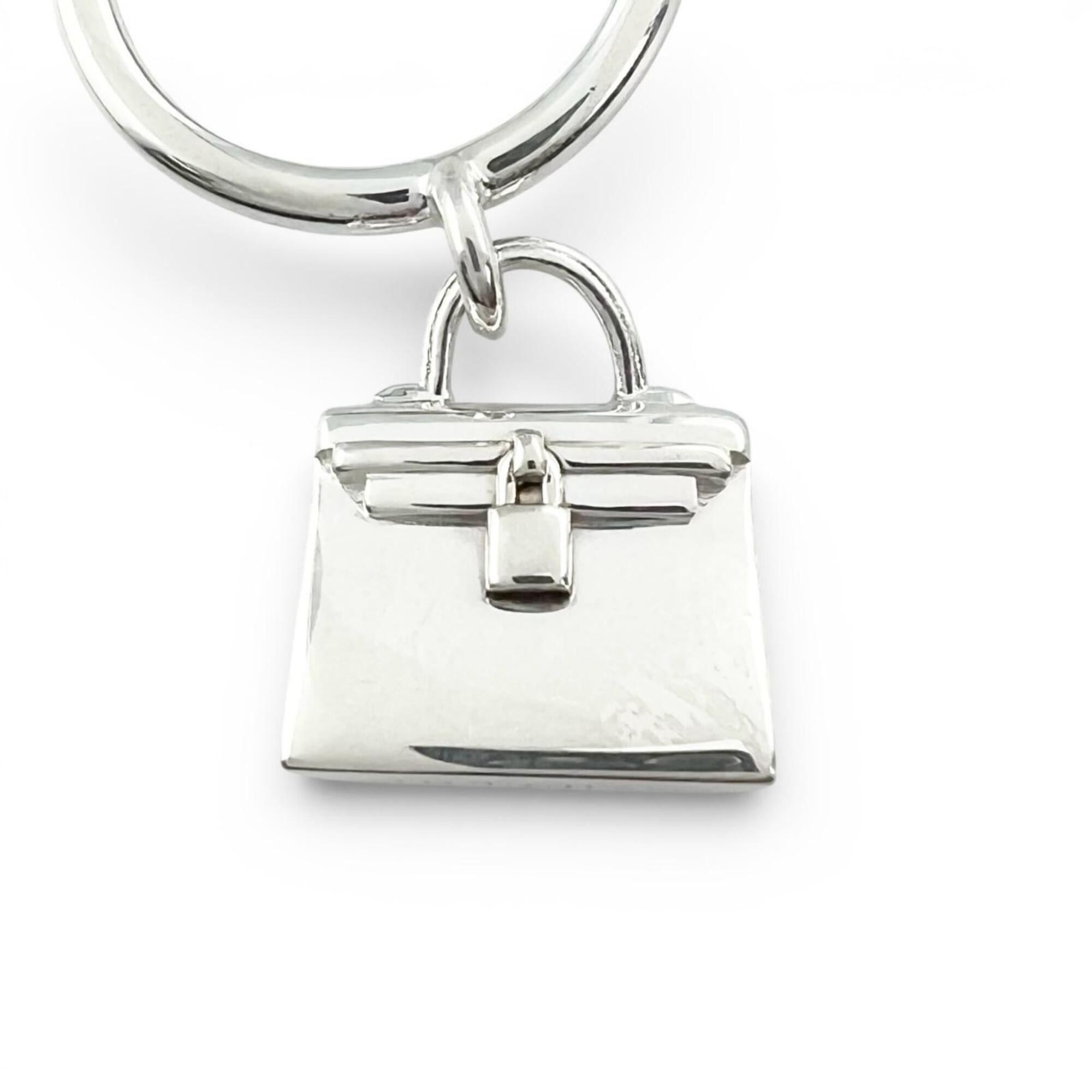 Hermes HERMES Kelly Amulette Ring, 2022 model, AG925 sterling silver, size 48, with box and case, made in Italy, weight 7.6g, women's. Size ONE SIZE - 5 Thumbnail