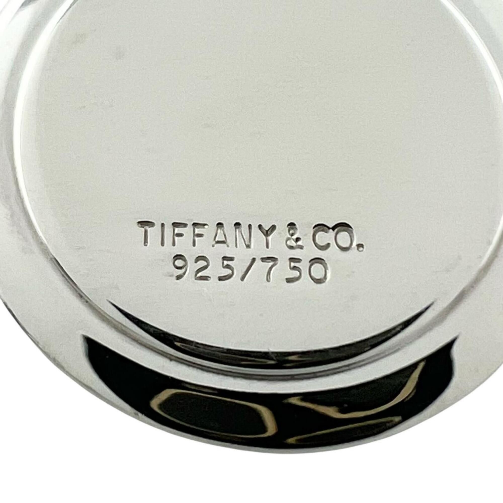 Tiffany & Co. TIFFANY&Co. Tiffany 925 750 Combination T&C Coin Necklace Pendant, Silver and Gold, Weight 12.7g, Women's. Size ONE SIZE - 8 Thumbnail