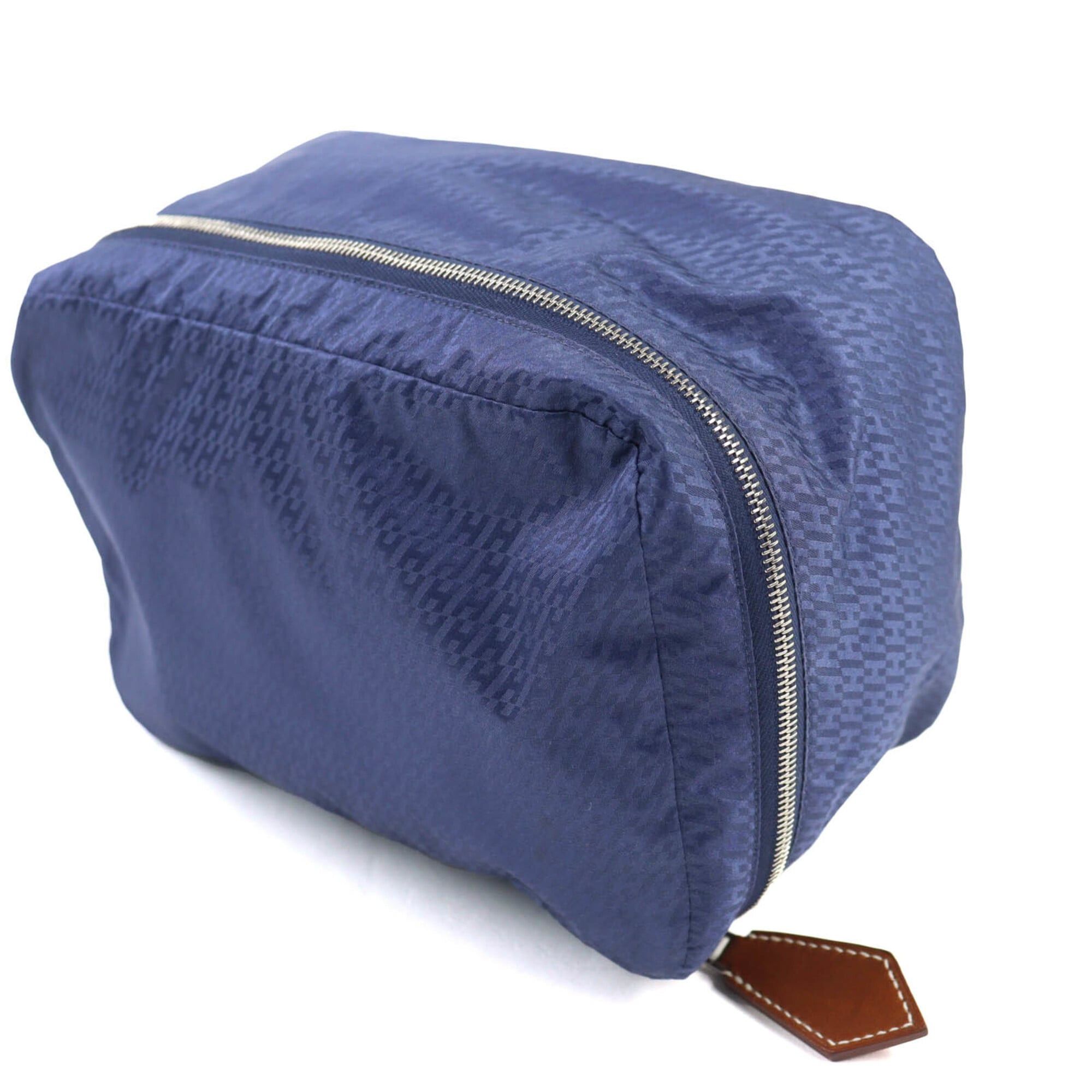 Hermes Hermes Wousse de Voyage PM 100% Silk Pouch, Blue, B Stamp, Made in France, Women's, Highly Recommended ◎ Size ONE SIZE - 5 Thumbnail