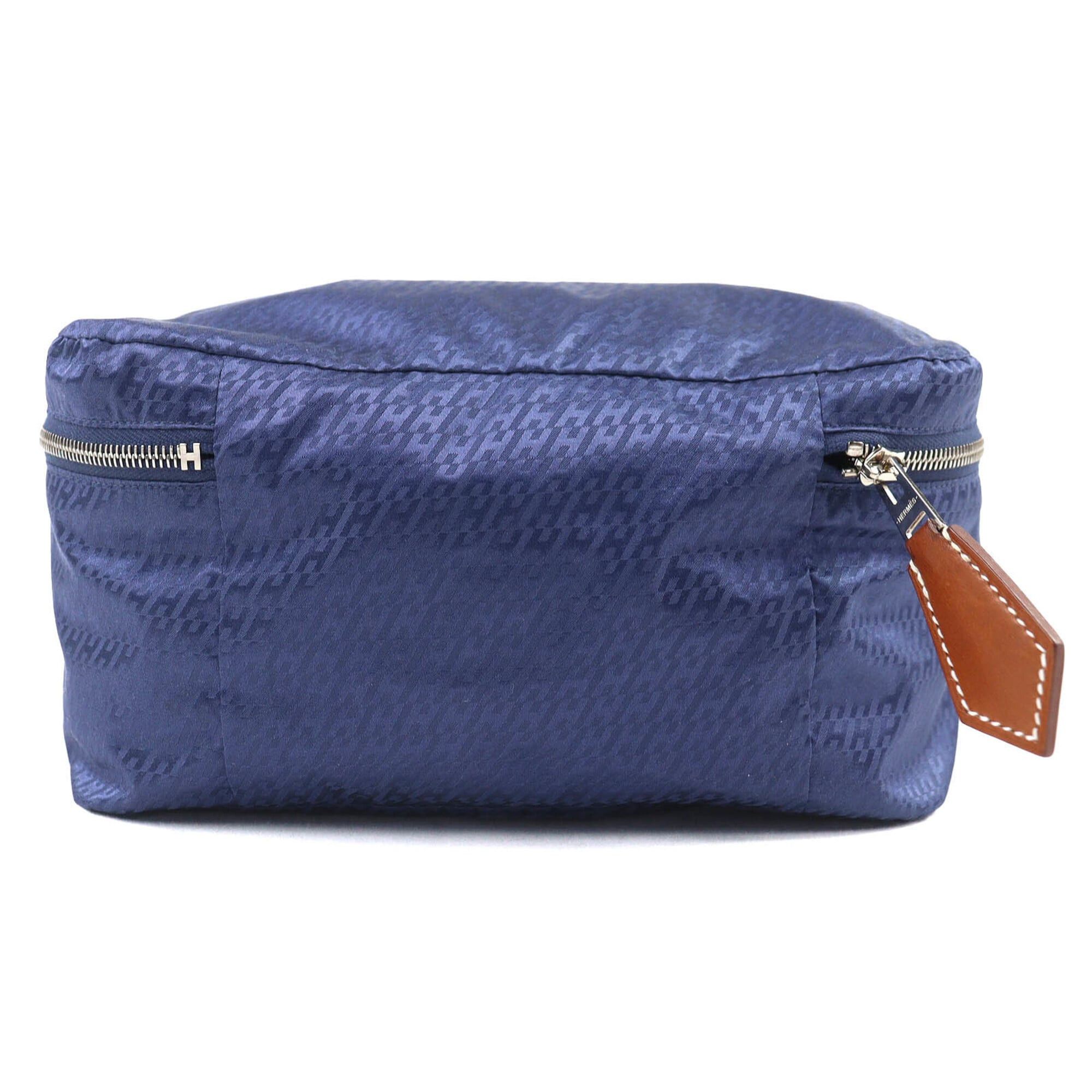 Hermes Hermes Wousse de Voyage PM 100% Silk Pouch, Blue, B Stamp, Made in France, Women's, Highly Recommended ◎ Size ONE SIZE - 2 Thumbnail