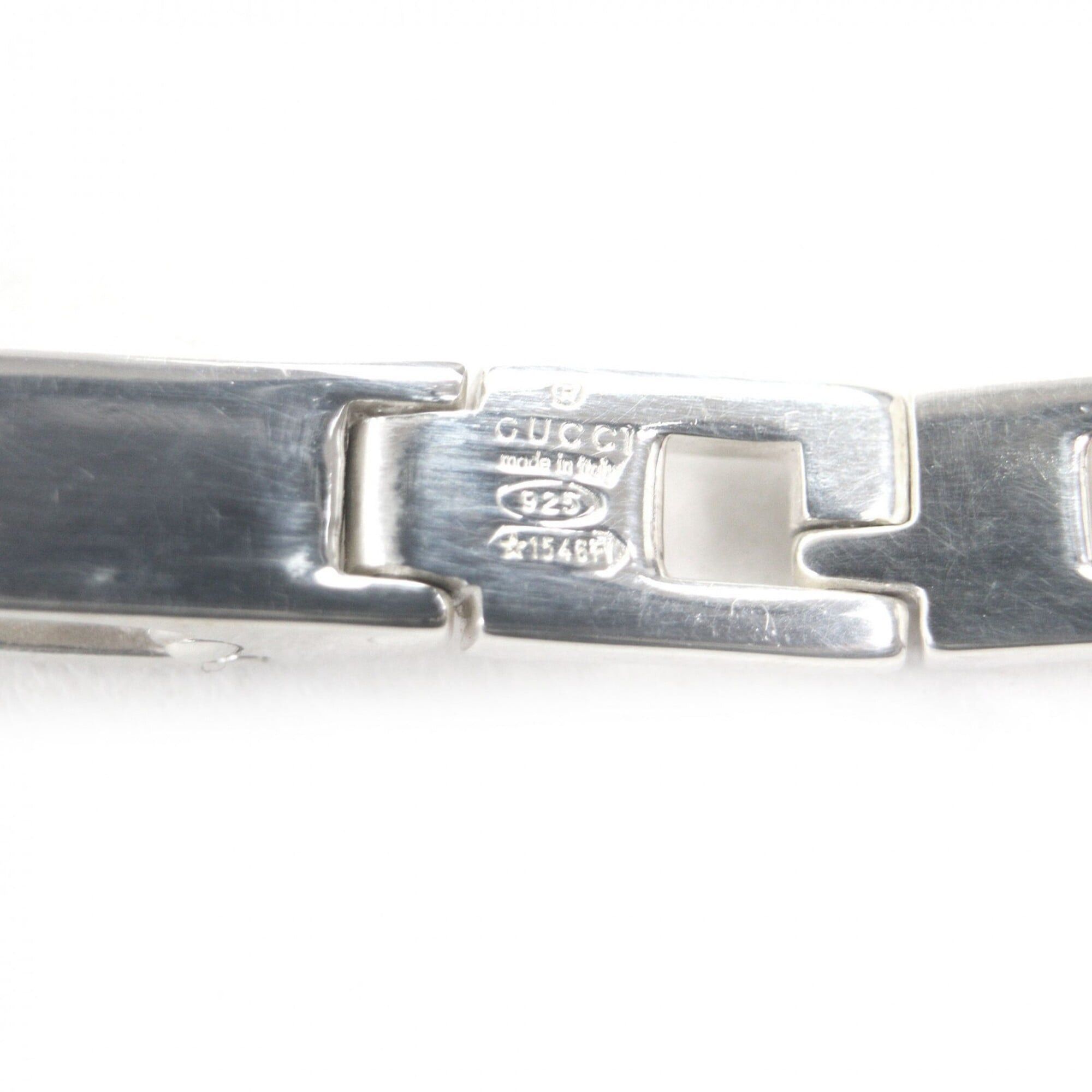 Gucci GUCCI Vintage SV925 G Logo Bracelet, Silver, Comes with Box and Dust Bag, Made in Italy, Weight 21.1g, Men's Size ONE SIZE - 5 Thumbnail