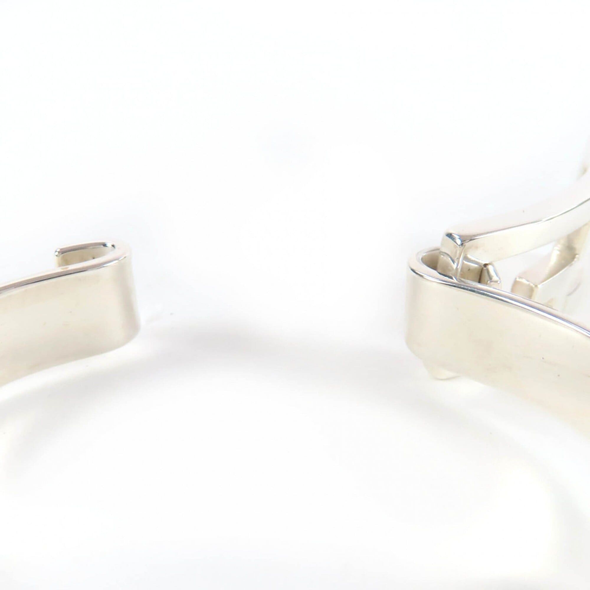 Gucci GUCCI AG925 GG Bangle Bracelet, Silver, Made in Italy, Weight 41.8g, Women's/Men's. Size ONE SIZE - 6 Thumbnail