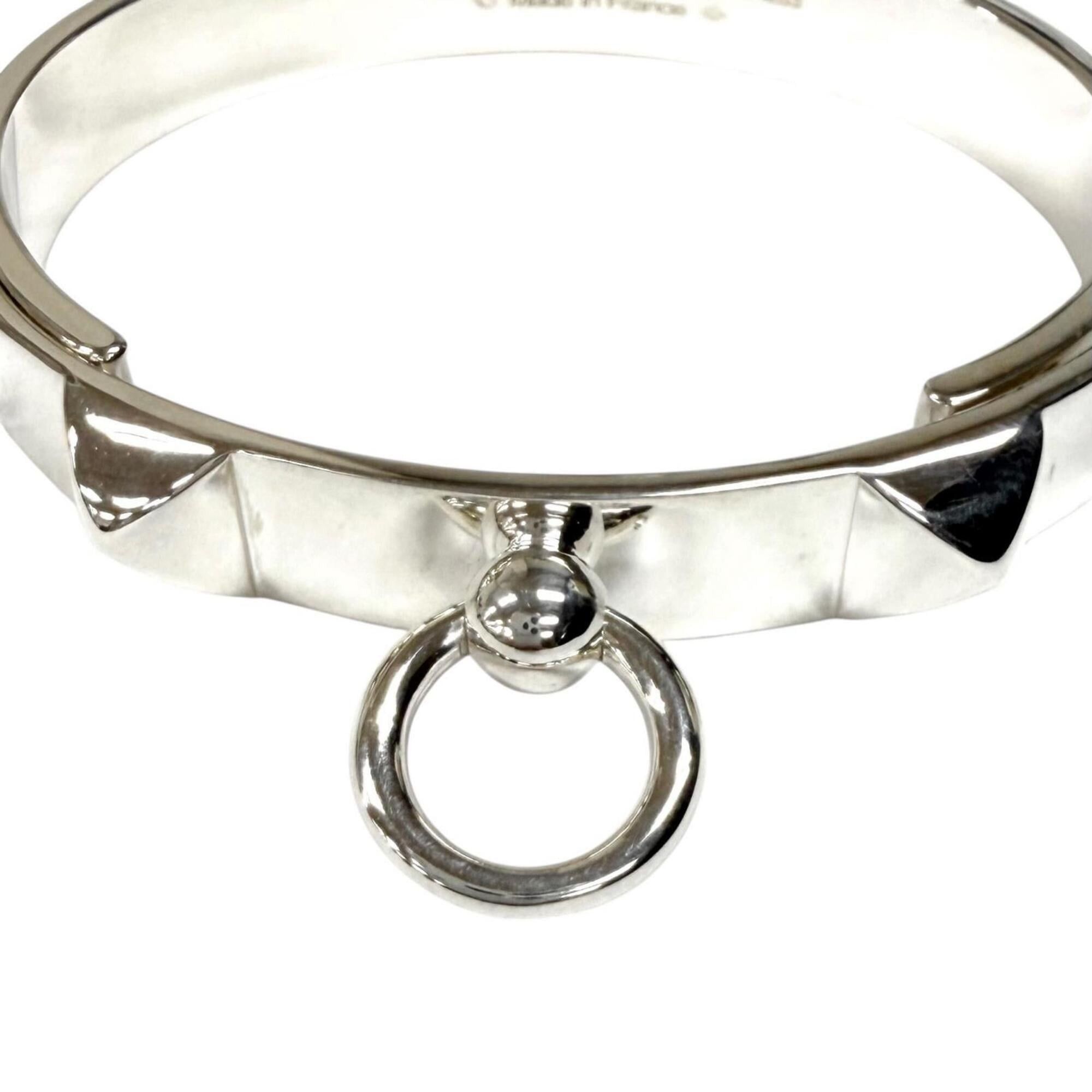 Hermes HERMES Collier de Chien Bracelet, 2019 model, ST AG925 sterling silver bangle, made in France, weight 44g, women's. Size ONE SIZE - 5 Thumbnail