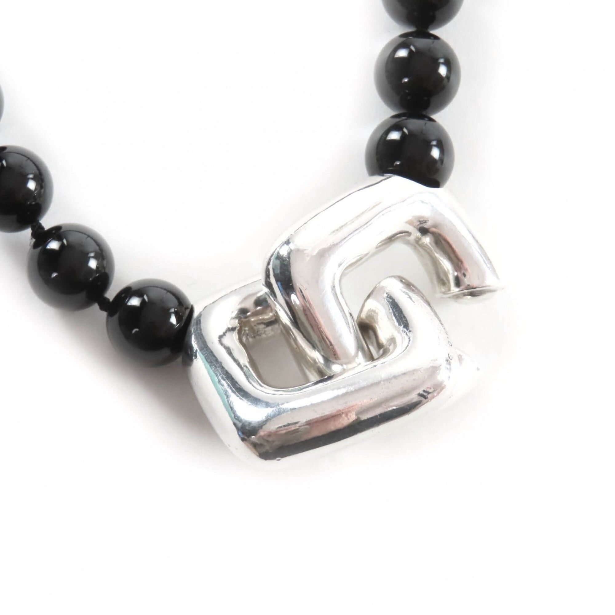 Tiffany & Co. TIFFANY&Co. Tiffany Vintage Onyx 925 Necklace, Black with Silver Hardware, Comes Box and Case, Total Weight 135g, Women's. Size ONE SIZE - 3 Thumbnail