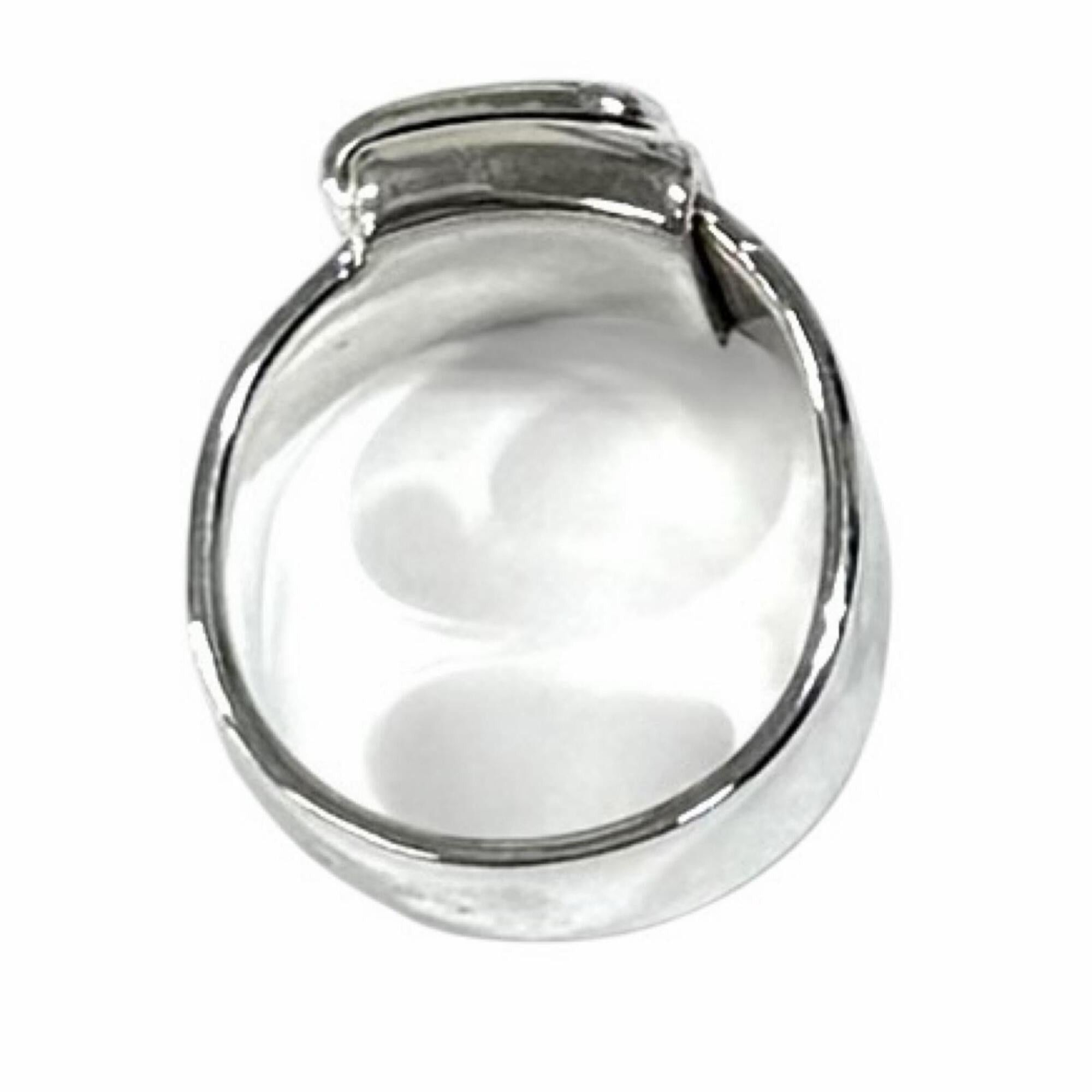 Hermes HERMES Vintage 925 Folding Ring, Silver, Size 48, Weight 7.3g, Women's Size ONE SIZE - 4 Thumbnail