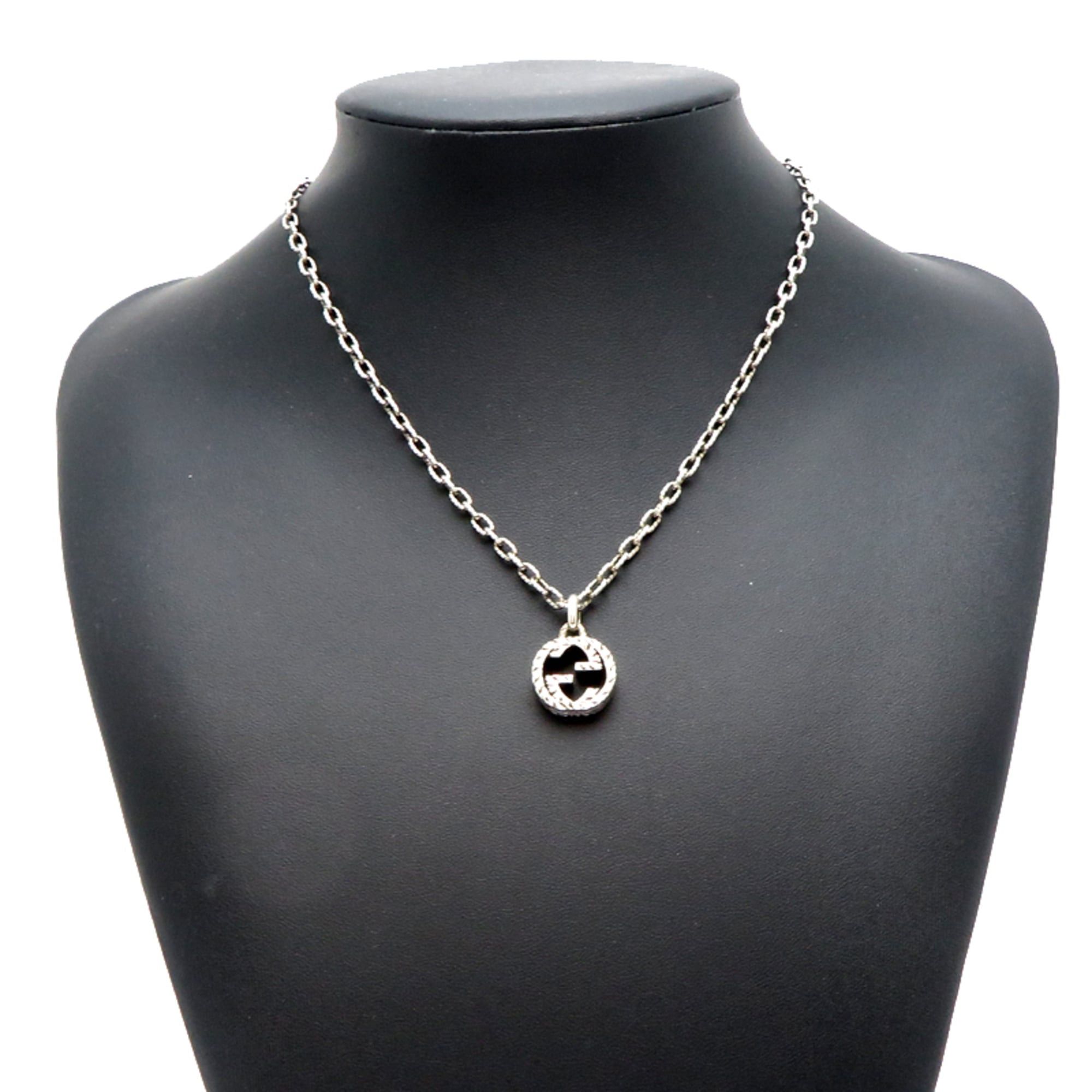 Gucci Gucci Interlocking G Men's Necklace, Sterling Silver 925 Size ONE SIZE - 9 Thumbnail