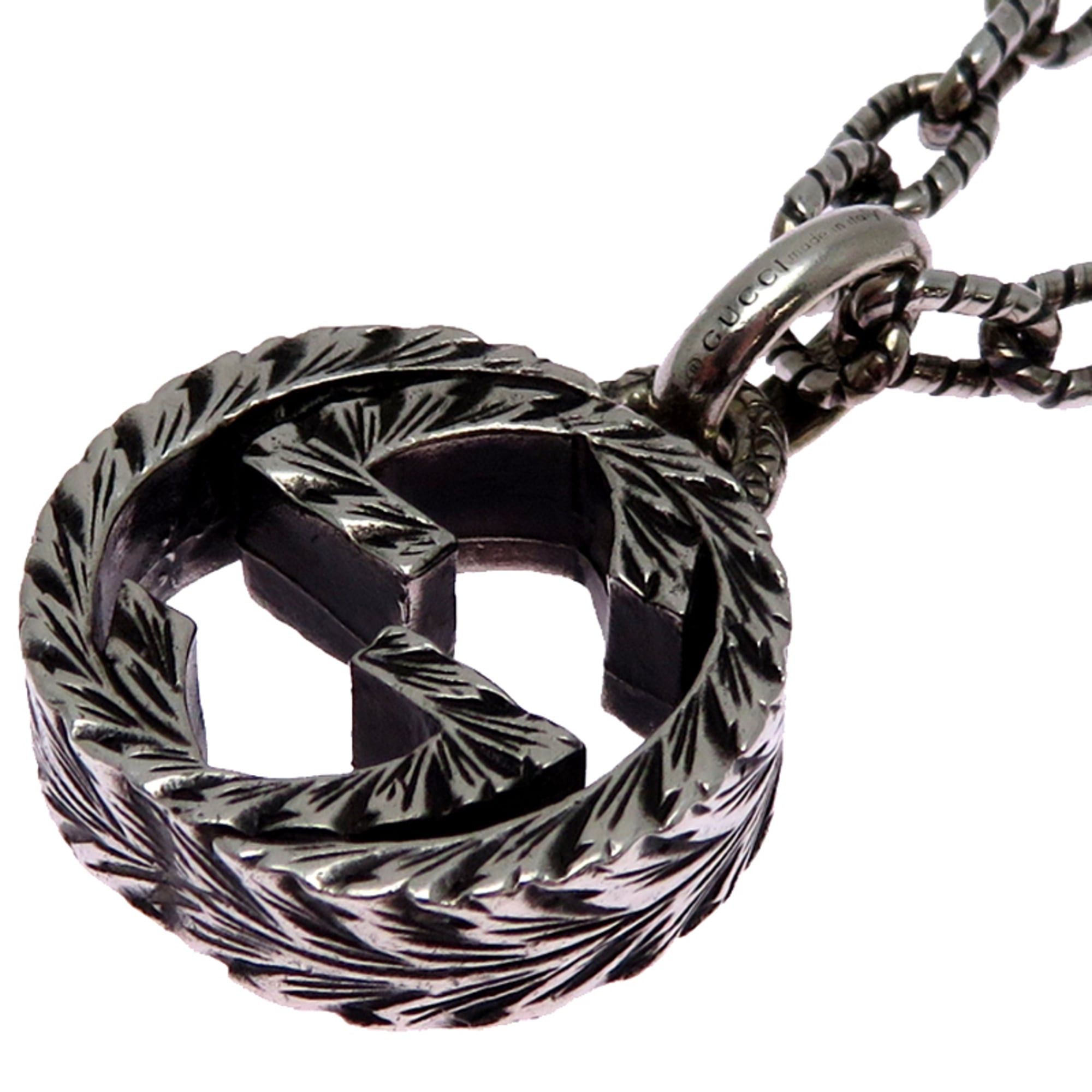 Gucci Gucci Interlocking G Men's Necklace, Sterling Silver 925 Size ONE SIZE - 2 Thumbnail