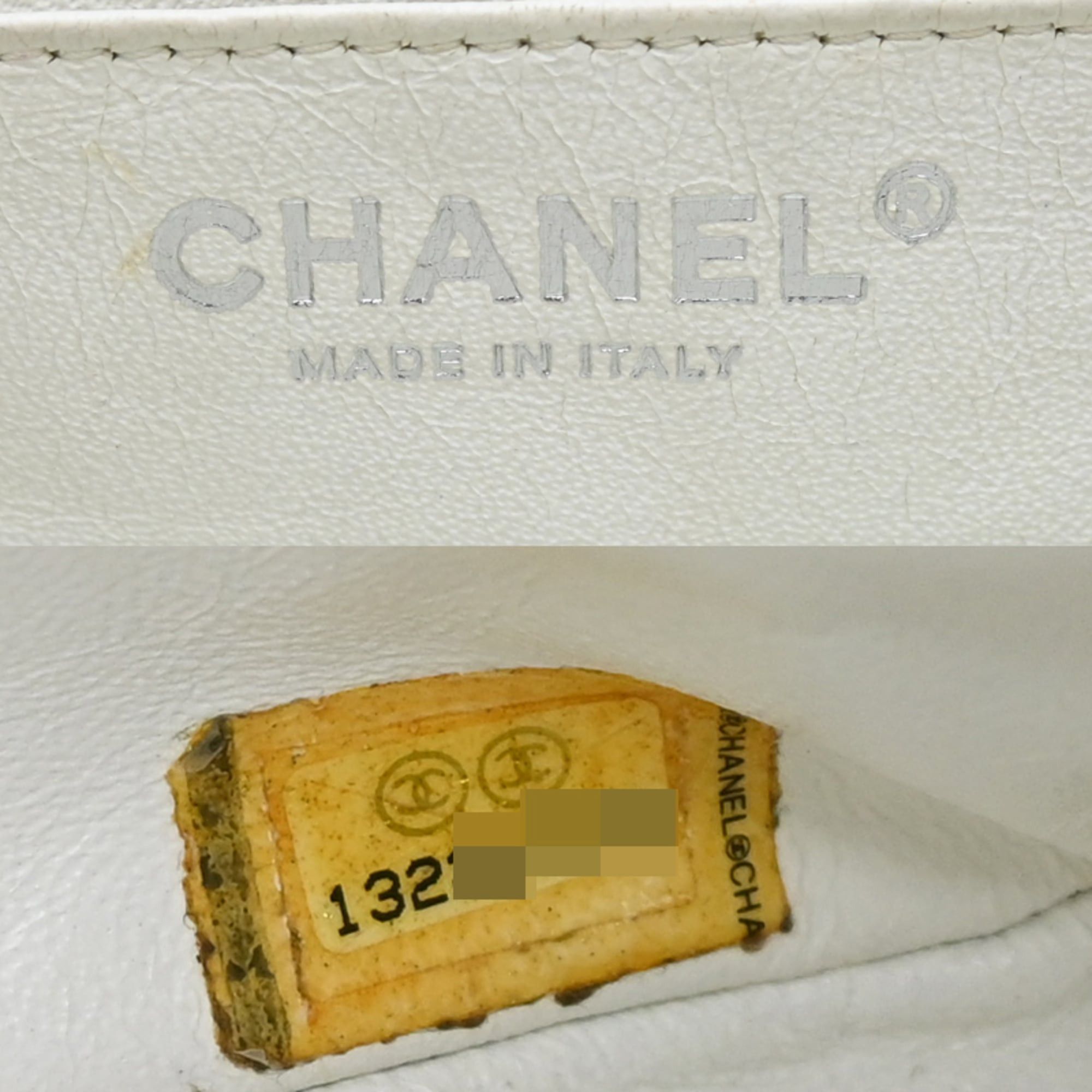 Chanel Chanel Matelassé 30 Chain Shoulder Bag, Silver (Palladium) Hardware, Women's A28600, Caviar Skin, White Size ONE SIZE - 8 Thumbnail