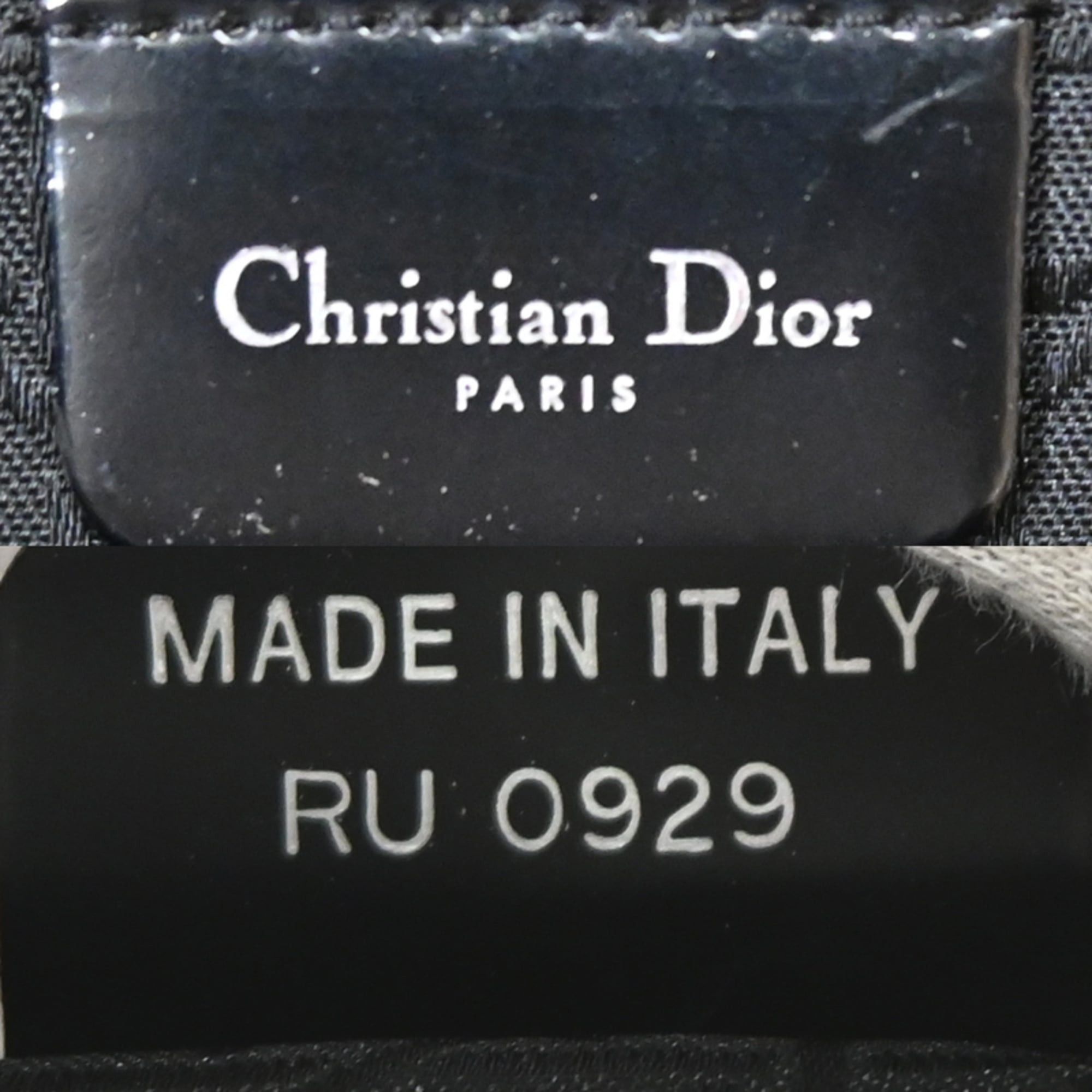Dior Christian Dior 2-way Women's Tote Bag, Canvas, Black Size ONE SIZE - 8 Thumbnail