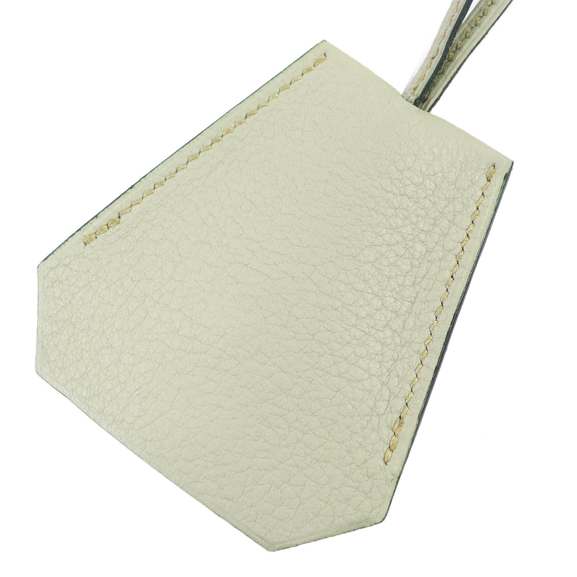 Hermes Hermes Leather Margiela Era Large Clochette Necklace Light Moss Green □E Stamp Made in France Men's Recommended◎ Size ONE SIZE - 4 Thumbnail