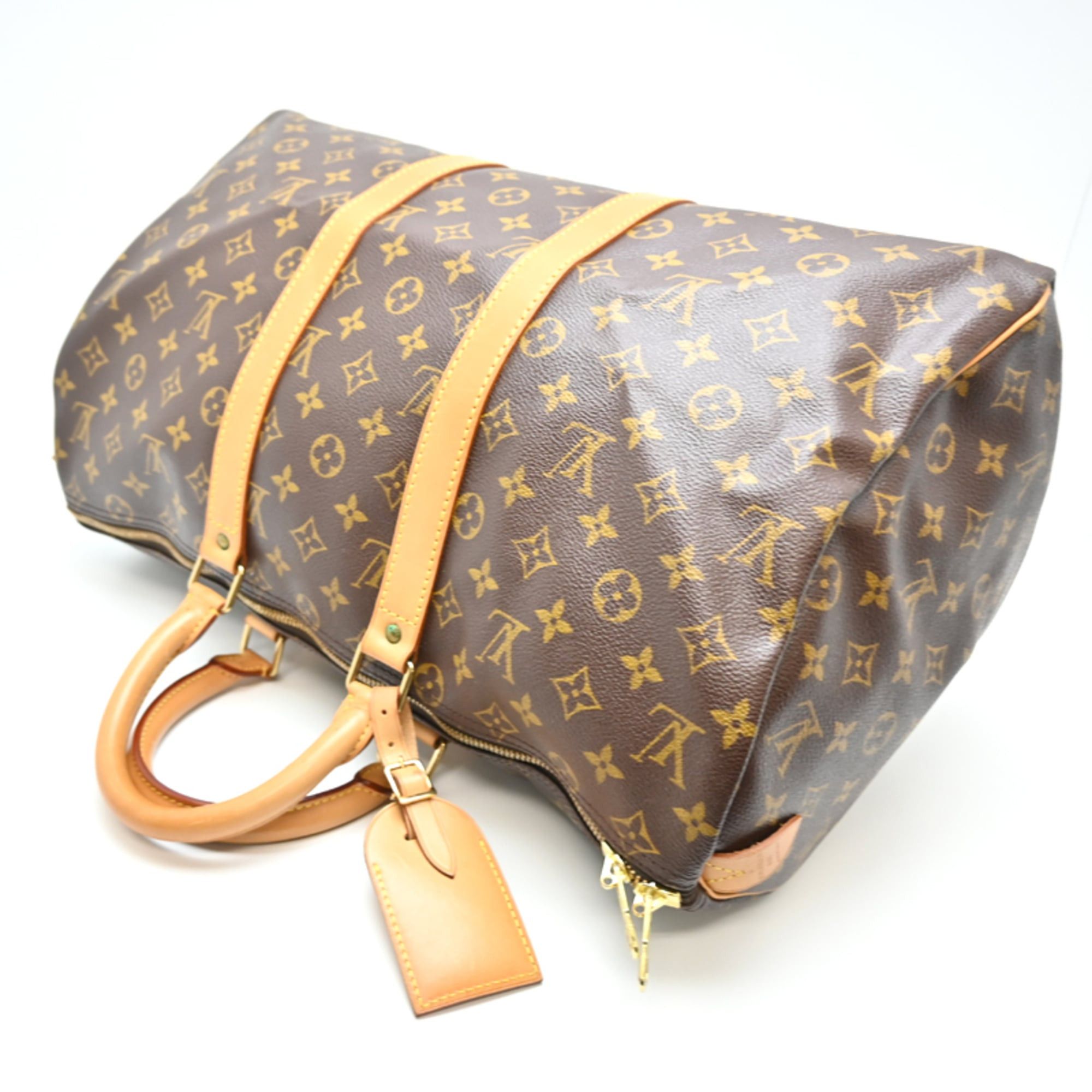 Louis Vuitton Louis Vuitton Keepall 55 Women's/Men's Boston Bag M41424 (Discontinued) Monogram Brown Size ONE SIZE - 4 Thumbnail