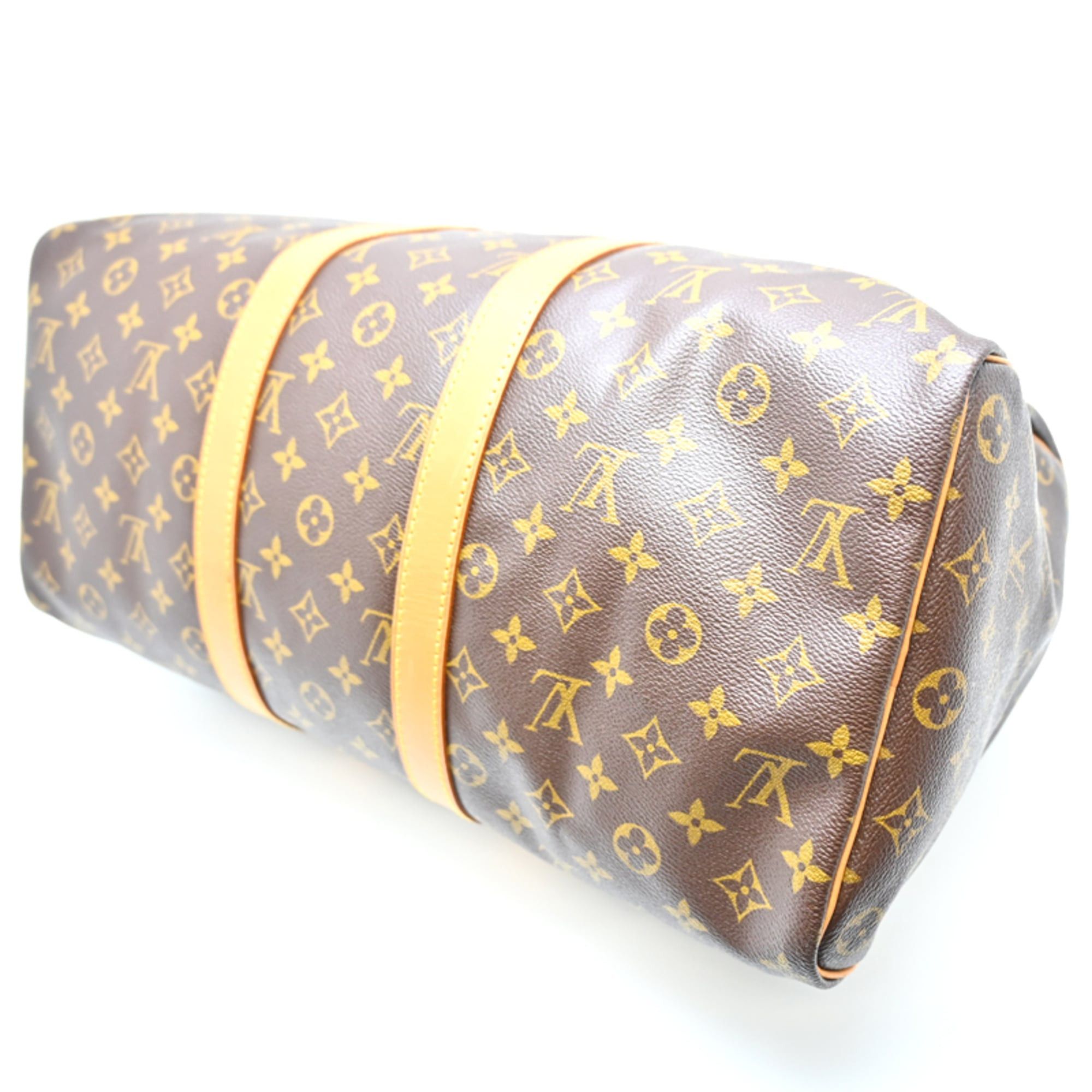Louis Vuitton Louis Vuitton Keepall 55 Women's/Men's Boston Bag M41424 (Discontinued) Monogram Brown Size ONE SIZE - 3 Thumbnail