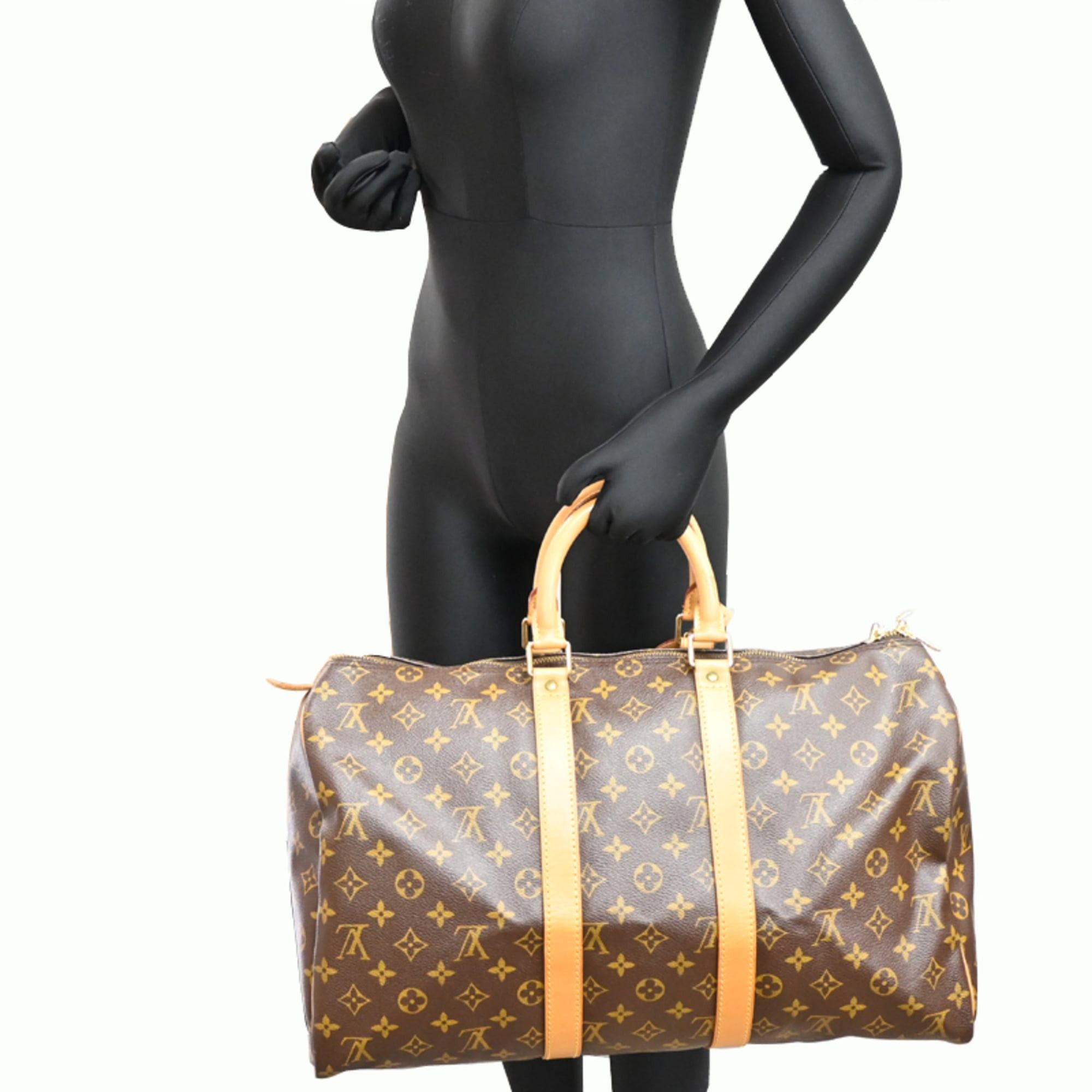 Louis Vuitton Louis Vuitton Keepall 55 Women's/Men's Boston Bag M41424 (Discontinued) Monogram Brown Size ONE SIZE - 9 Thumbnail