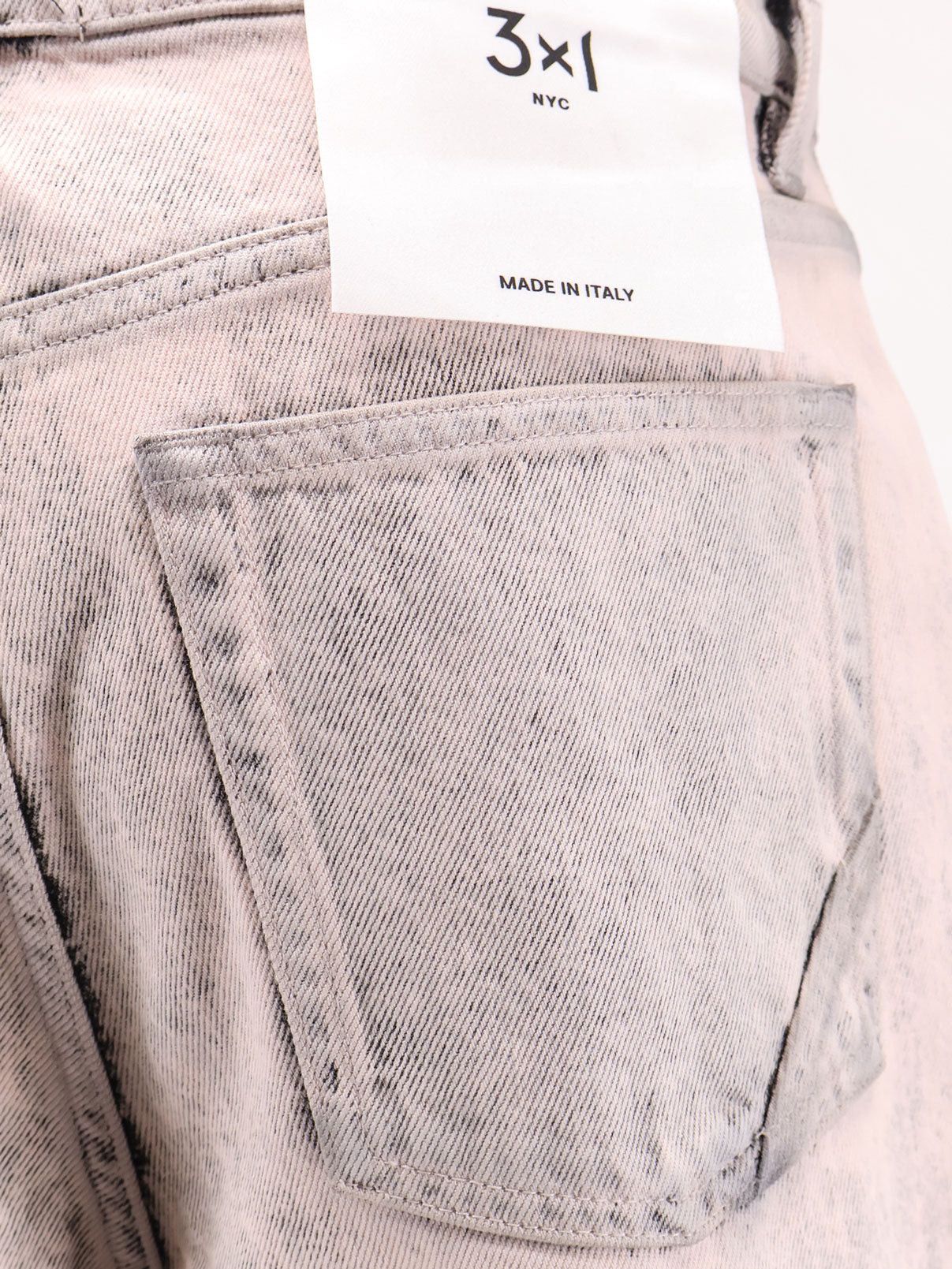 3x1 Denim Jeans With Bleached Pattern Size 28" / US 6 / IT 42 - 3 Thumbnail