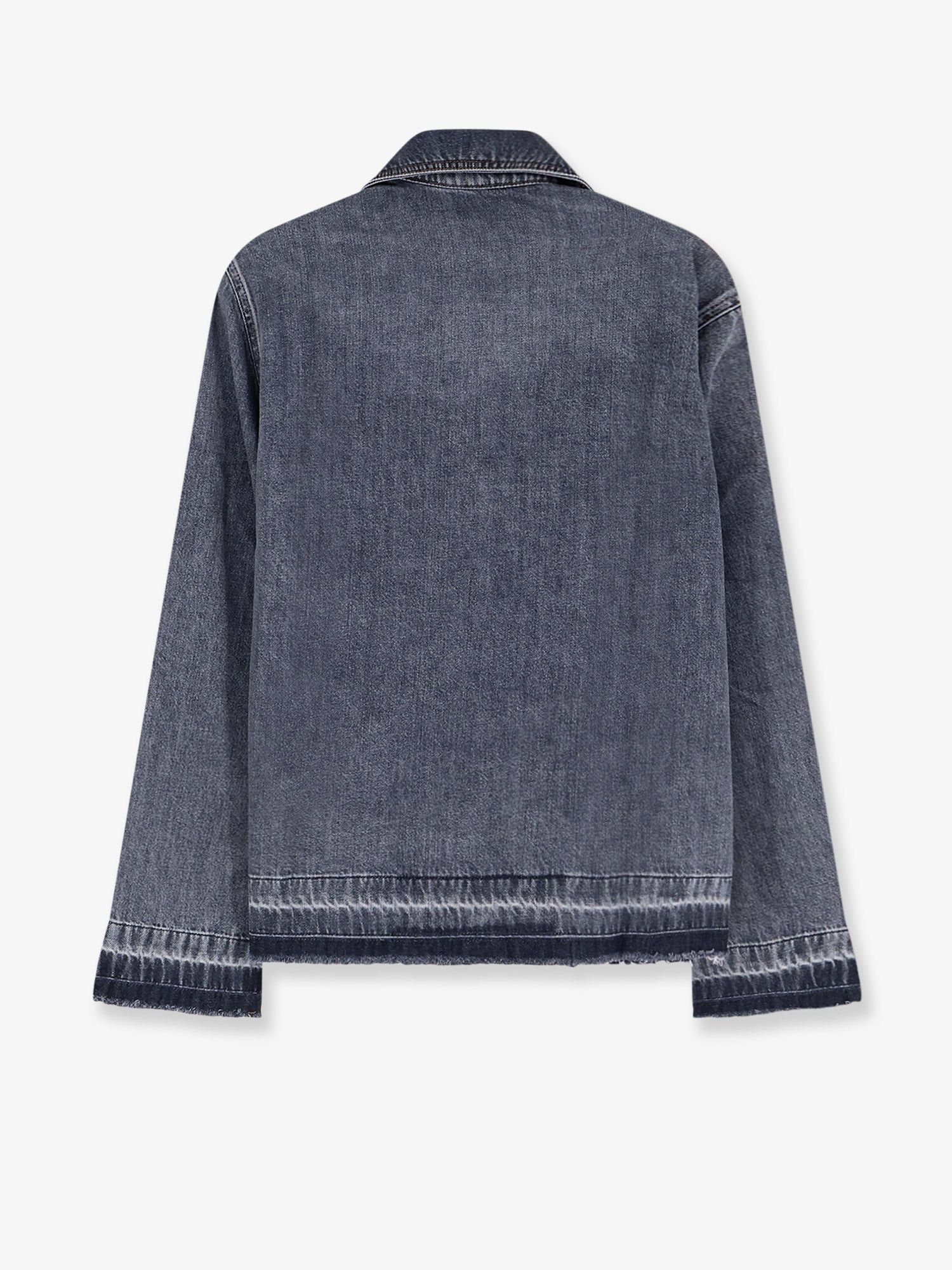 3x1 Denim Shirt With Frayed Edges Size XS / US 0-2 / IT 36-38 - 2 Thumbnail