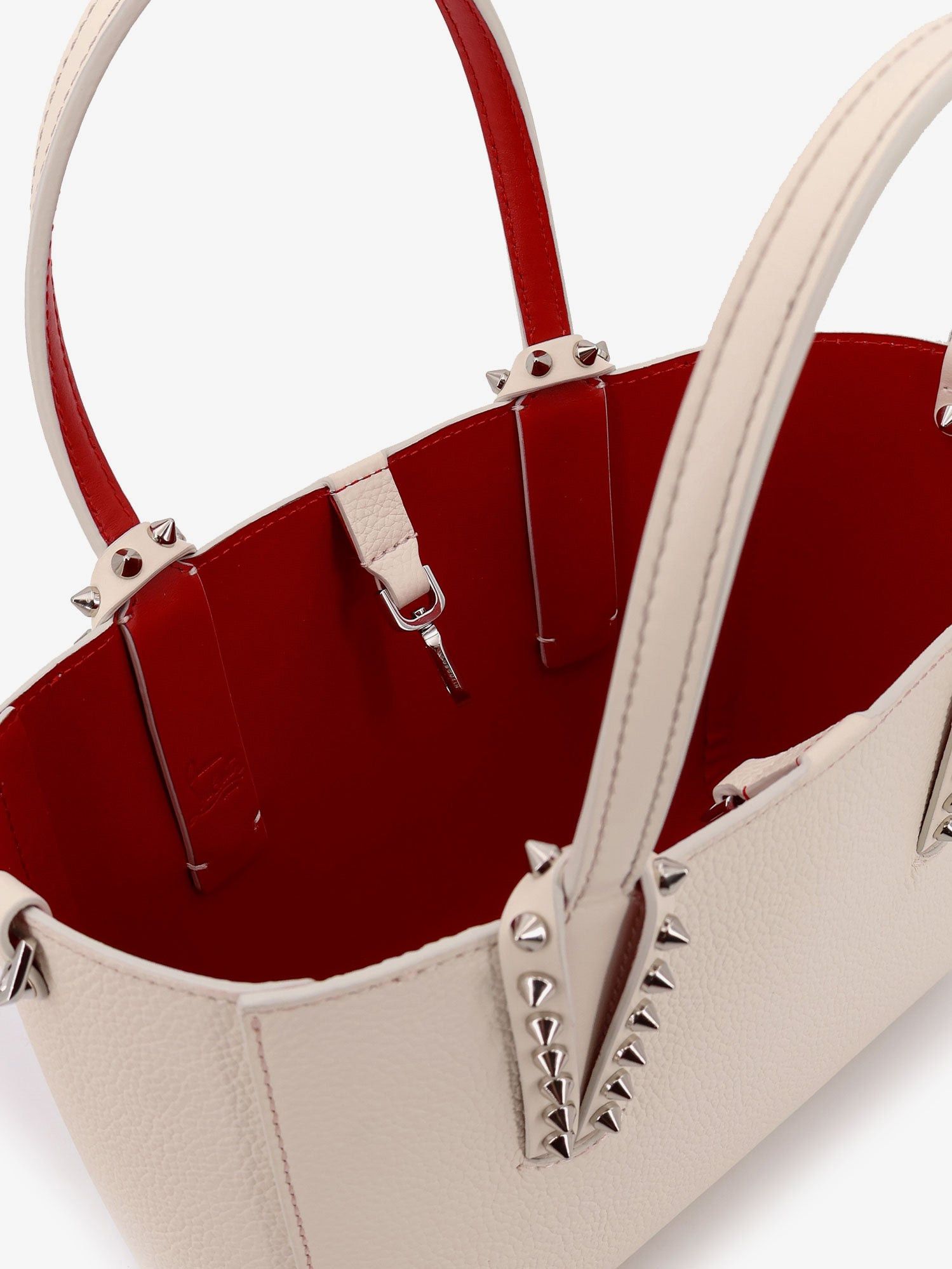 Christian Louboutin Cabata Shoulder Bag In Hammered Leather Size ONE SIZE - 4 Thumbnail