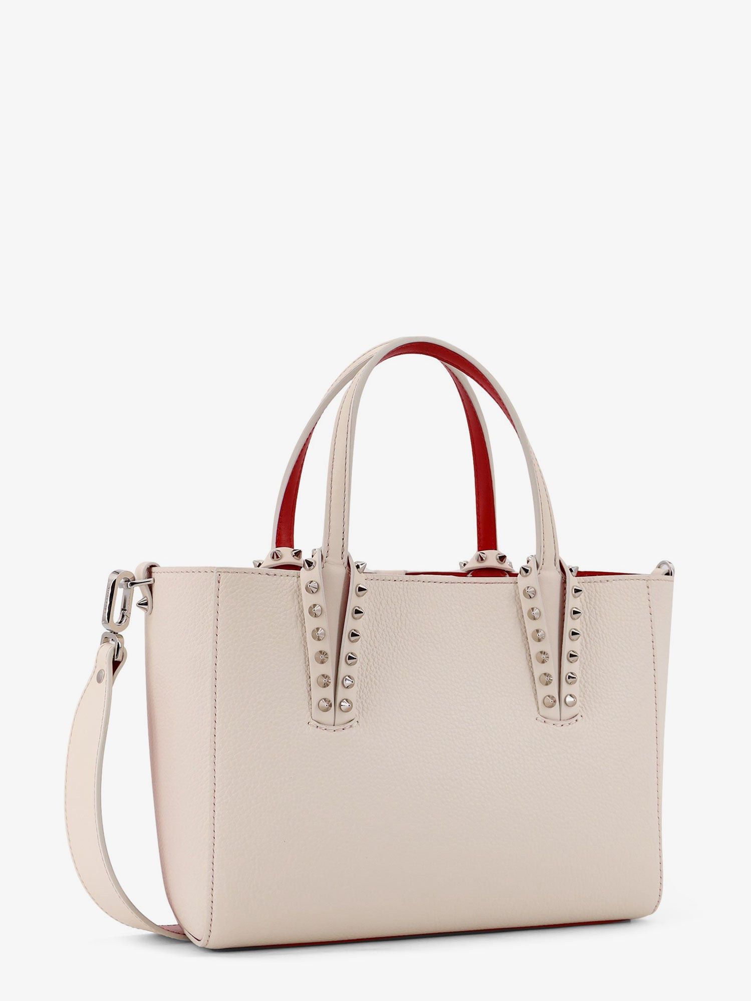 Christian Louboutin Cabata Shoulder Bag In Hammered Leather Size ONE SIZE - 3 Thumbnail