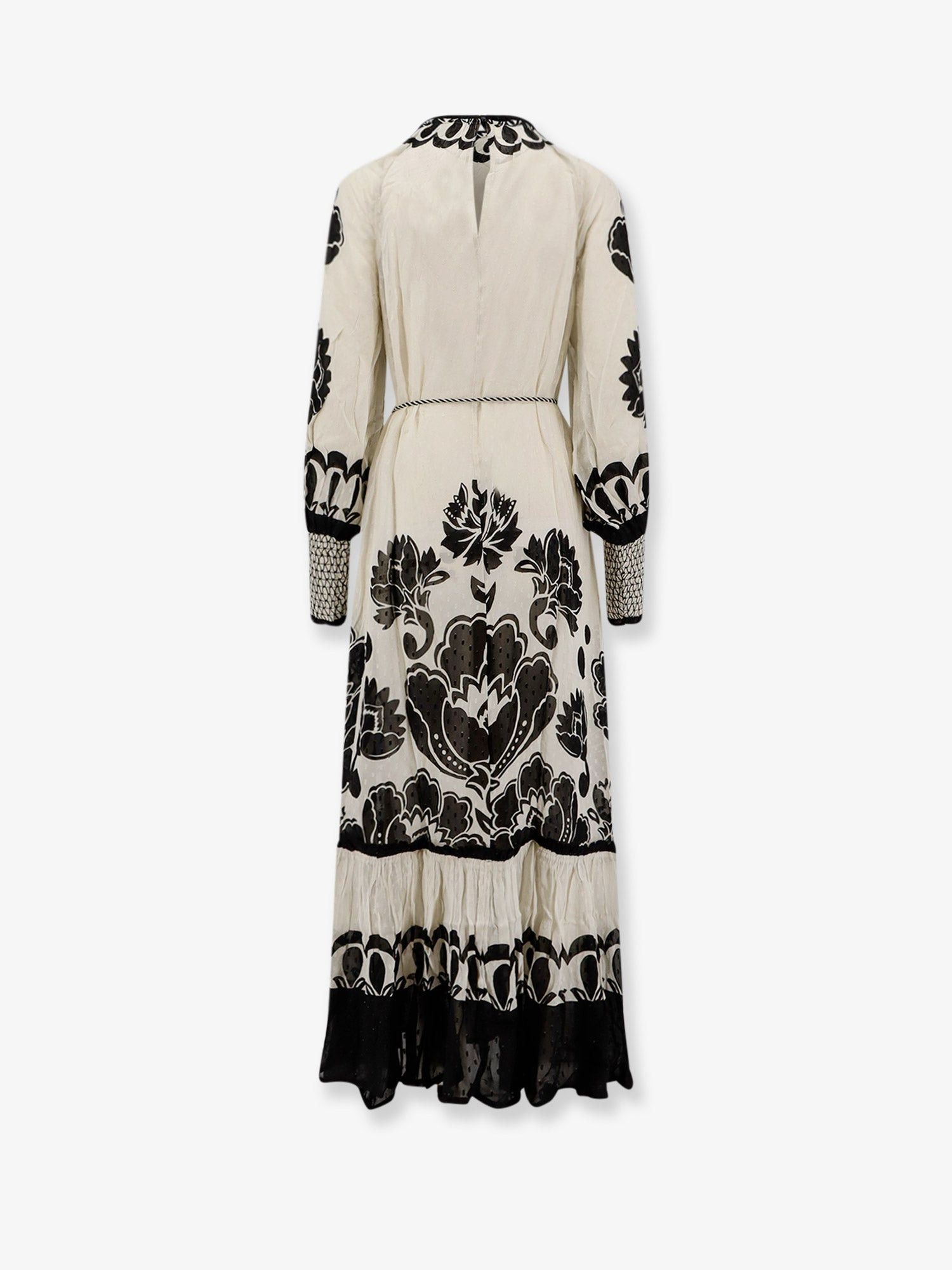 Farm Rio Viscose Dress With Floral Arabesque Motif Size XXS / US 00 / IT 34 - 3 Thumbnail