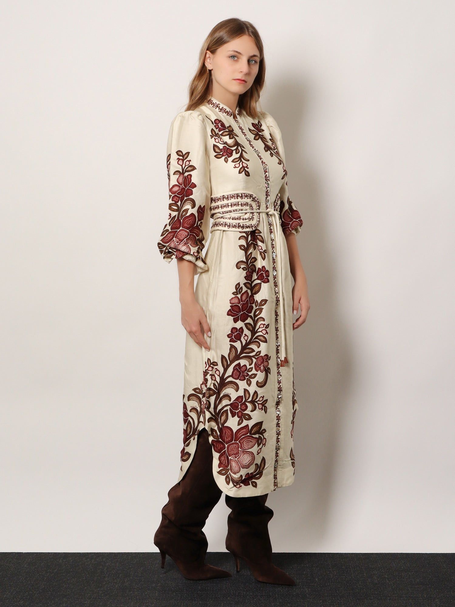 Farm Rio Renata Lyocell Long Dress Size XXS / US 00 / IT 34 - 2 Thumbnail