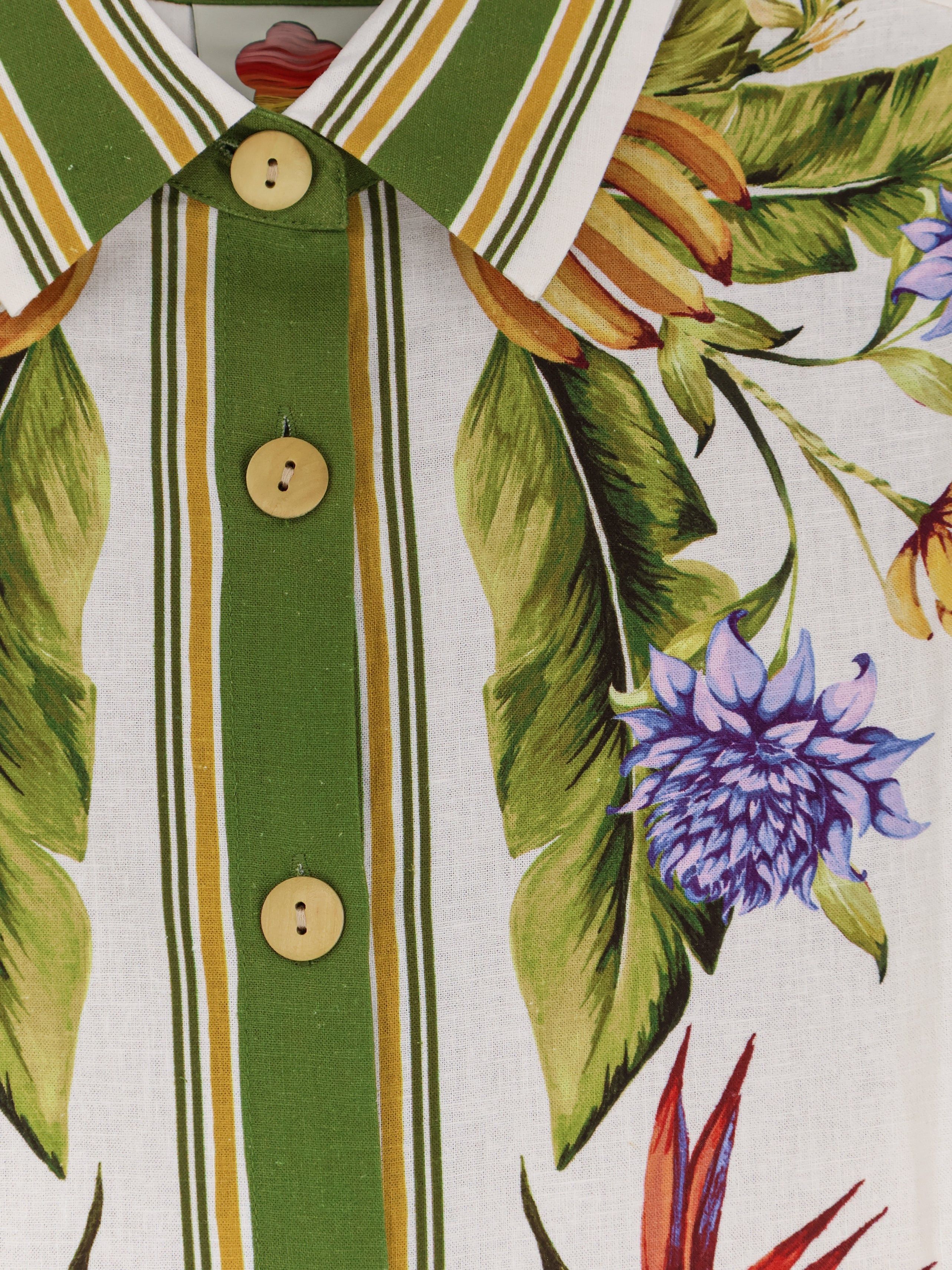 Farm Rio Tropical Linen And Viscose Size S / US 4 / IT 40 - 3 Thumbnail