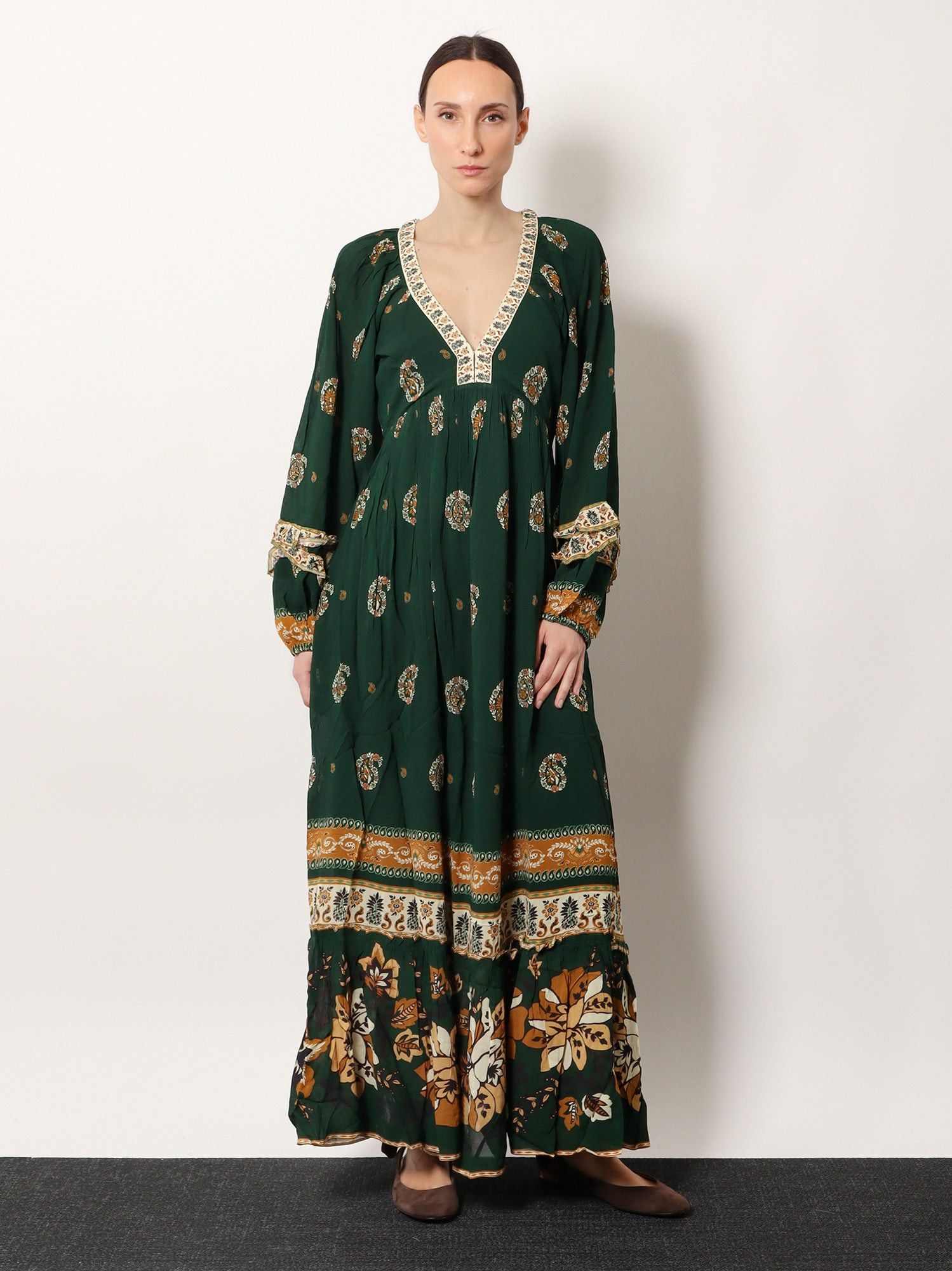 Farm Rio Ayla Maxi Dress Size XS / US 0-2 / IT 36-38 - 4 Thumbnail