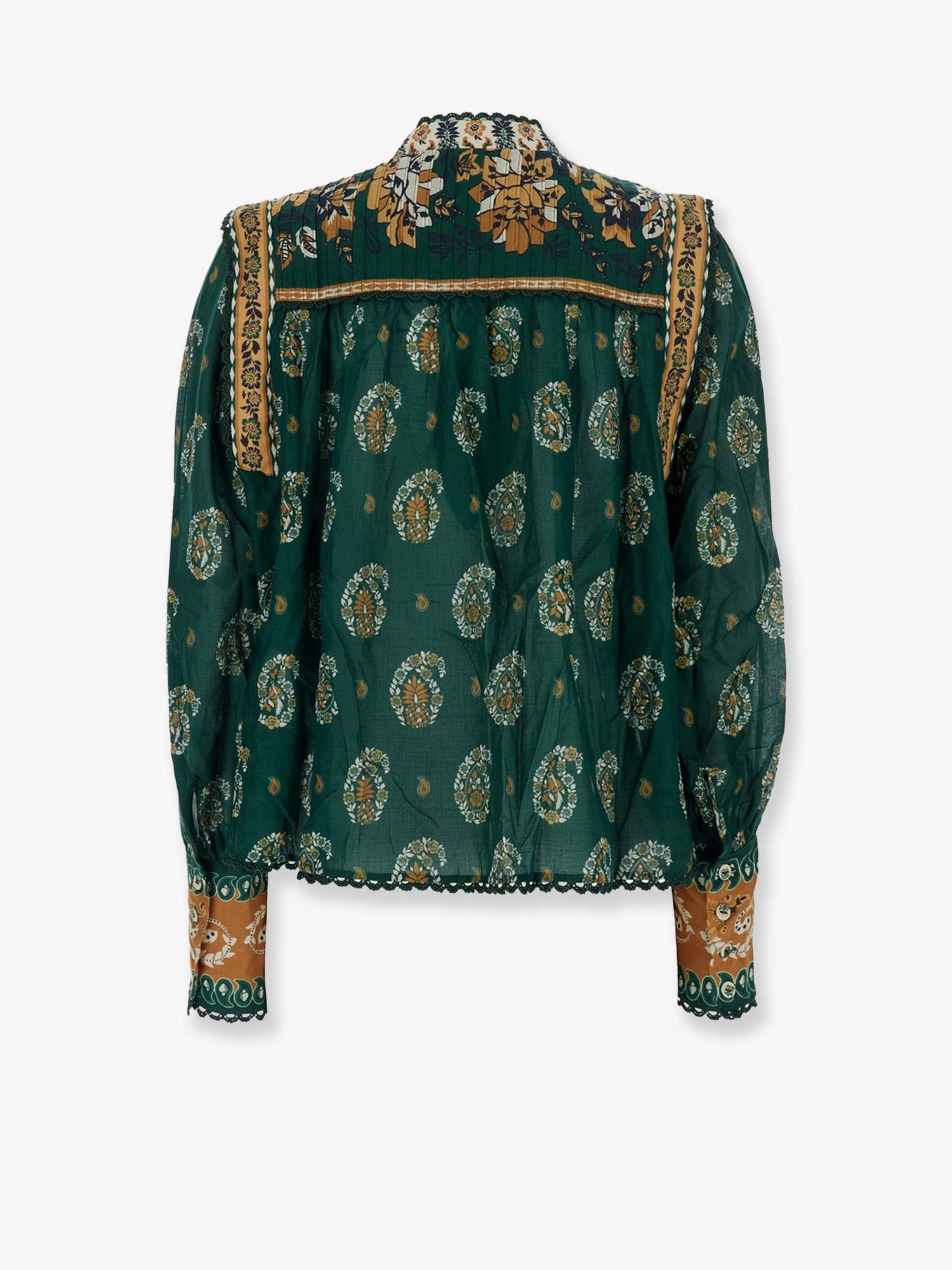Farm Rio Tayla Cotton Shirt Size M / US 6-8 / IT 42-44 - 2 Thumbnail