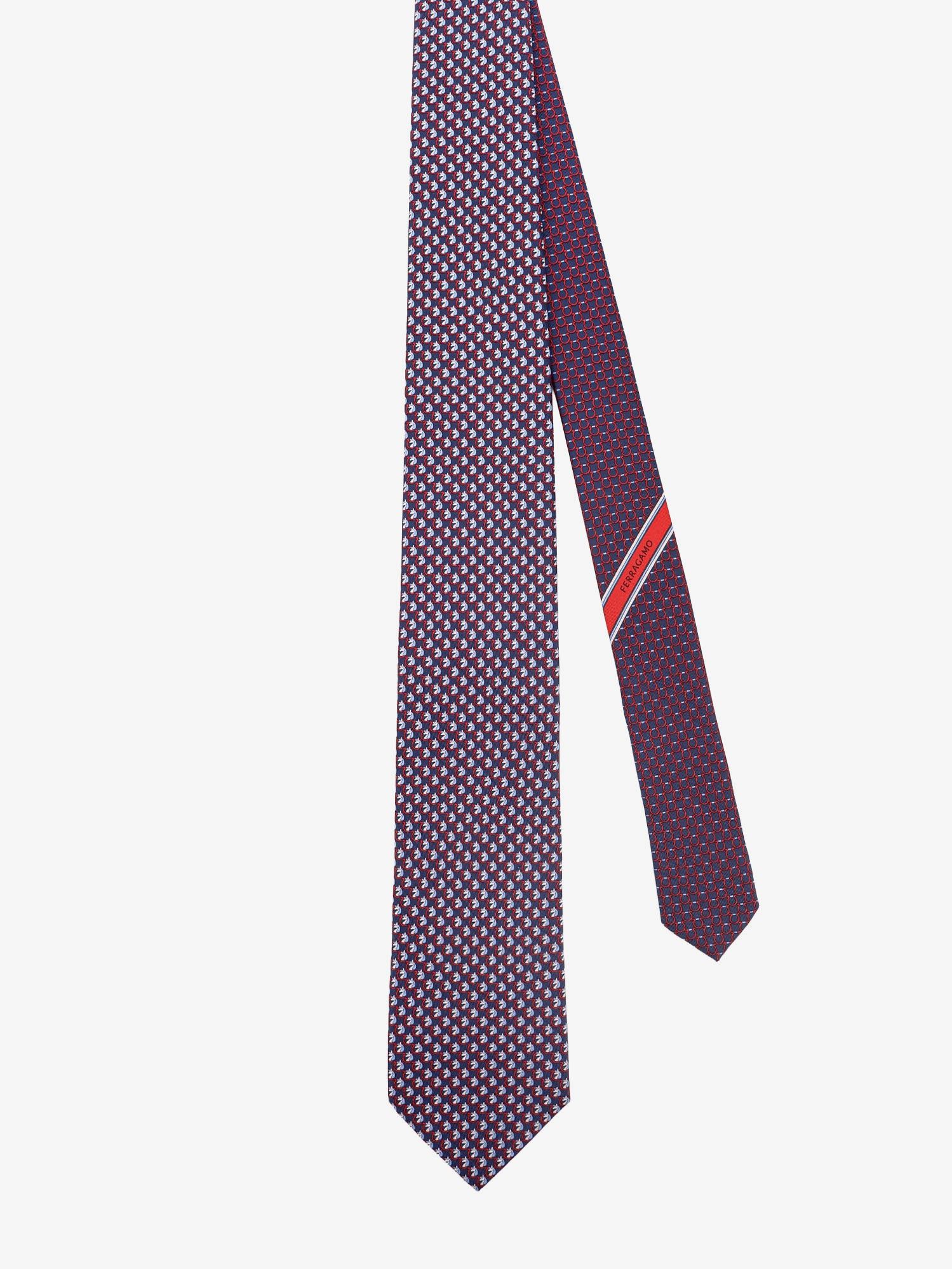 Salvatore Ferragamo Brio Silk Tie Size ONE SIZE - 2 Thumbnail