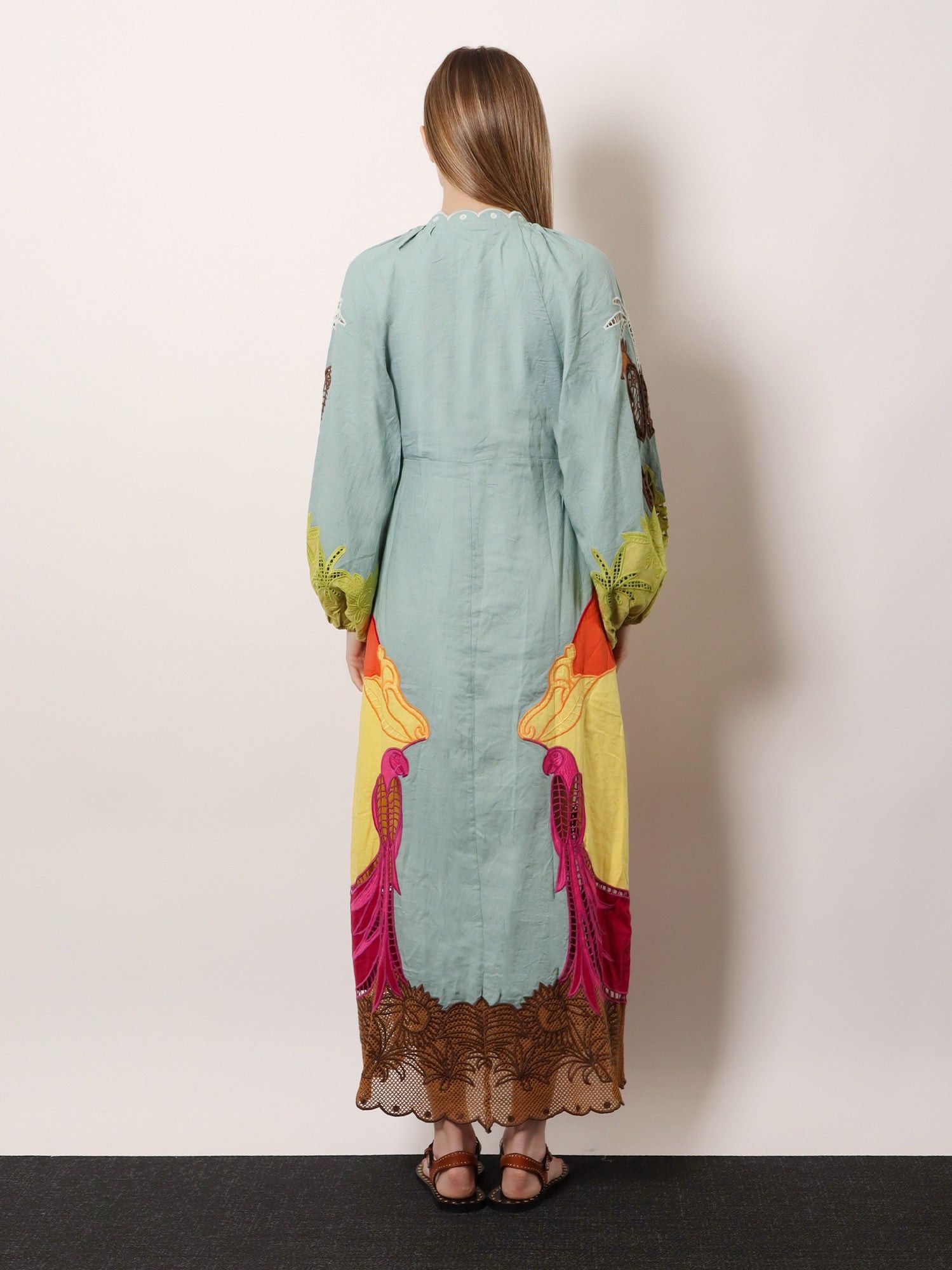 Farm Rio Usiacuri Lino And Viscose Dress Size XXS / US 00 / IT 34 - 3 Thumbnail