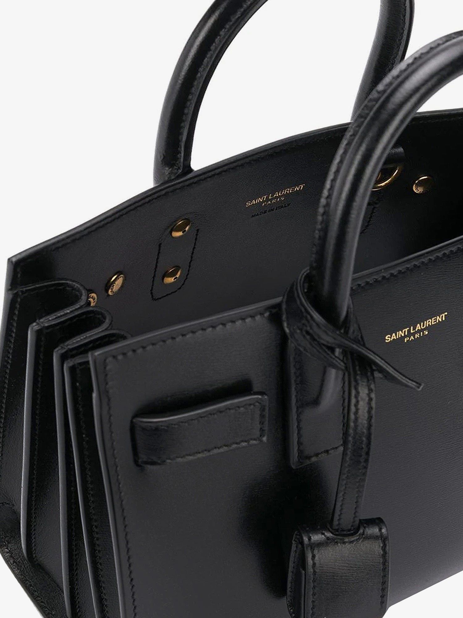Saint Laurent Paris Sac De Jour Nano Leather Crossbody Size ONE SIZE - 5 Thumbnail