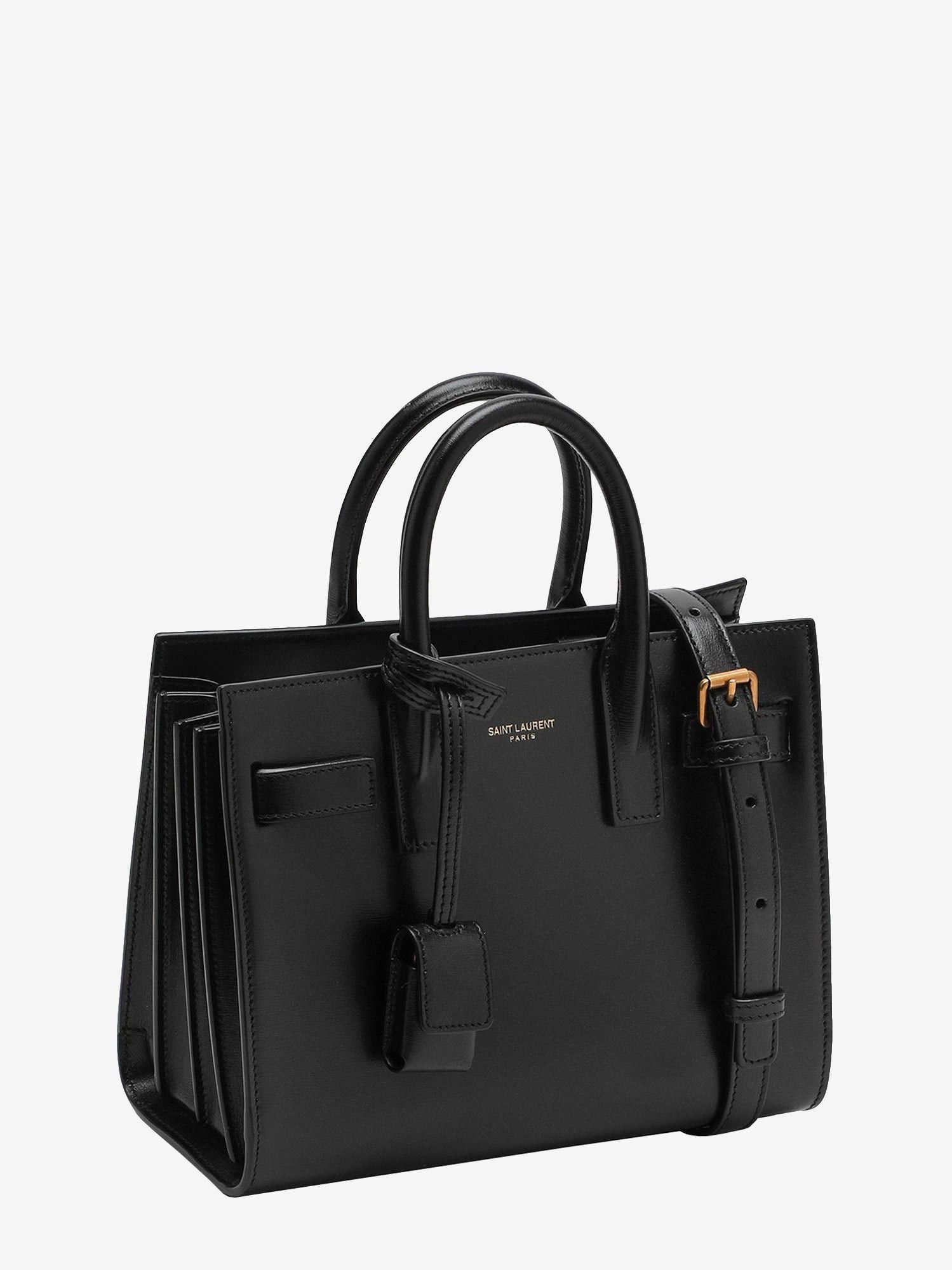 Saint Laurent Paris Sac De Jour Nano Leather Crossbody Size ONE SIZE - 3 Thumbnail