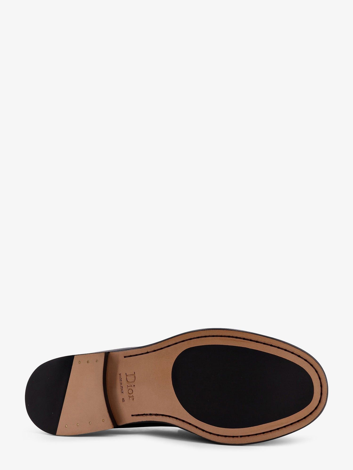 Dior Leather Loafers With Dior Oblique Detail Size US 12 / EU 45 - 4 Thumbnail