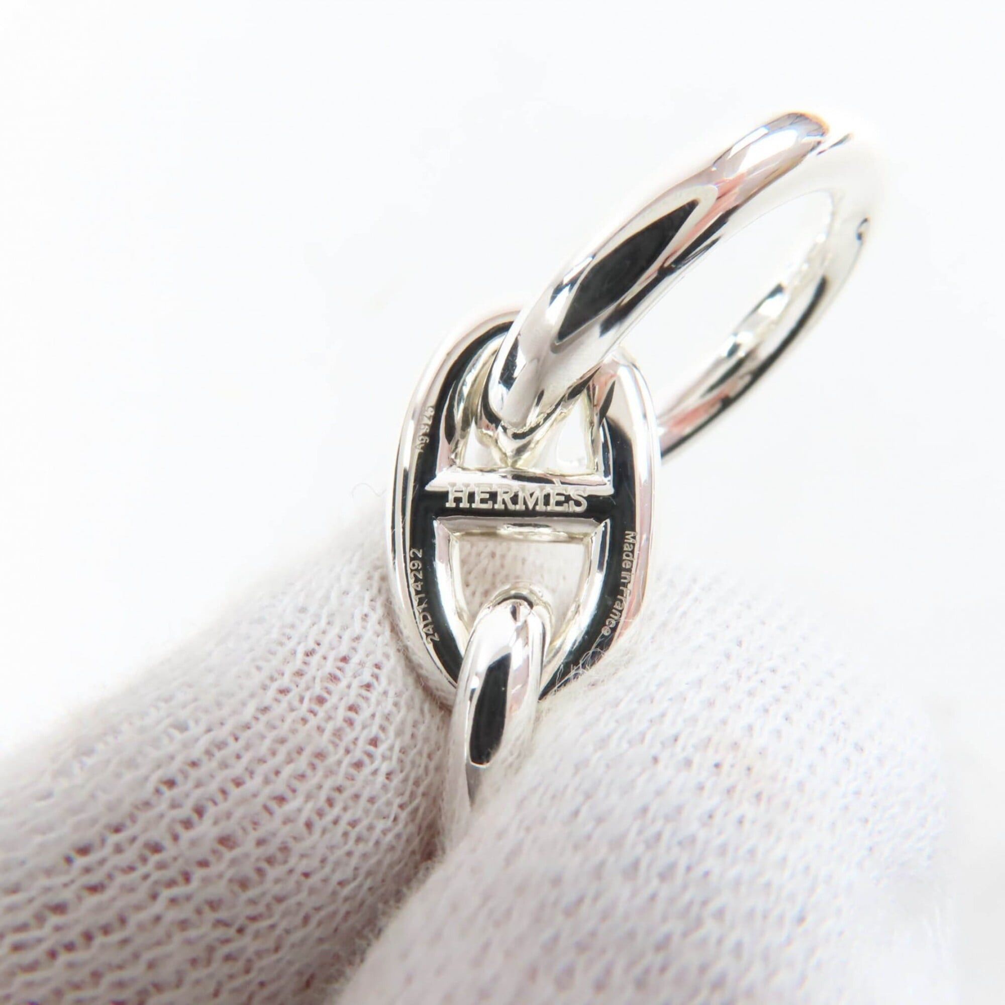 Hermes HERMES Chaine d'Ancre MM AG925 14-link bracelet, silver, made in France, 2024 model, weight 52.0g, women's. Size ONE SIZE - 6 Thumbnail