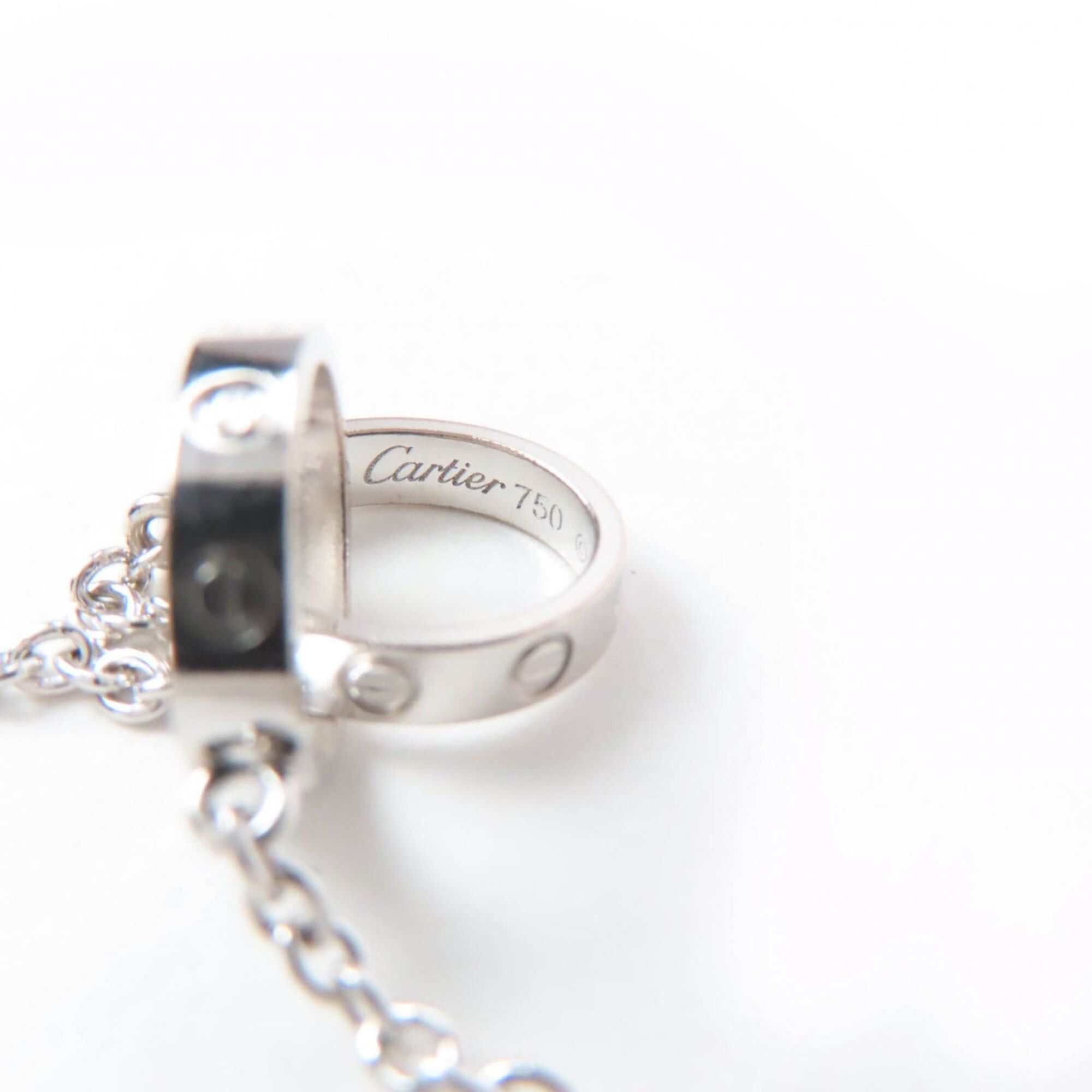Cartier Cartier SR1492 Baby Love Necklace 750 (WG) Pendant White Gold Weight 7.14g Women's Size ONE SIZE - 7 Thumbnail