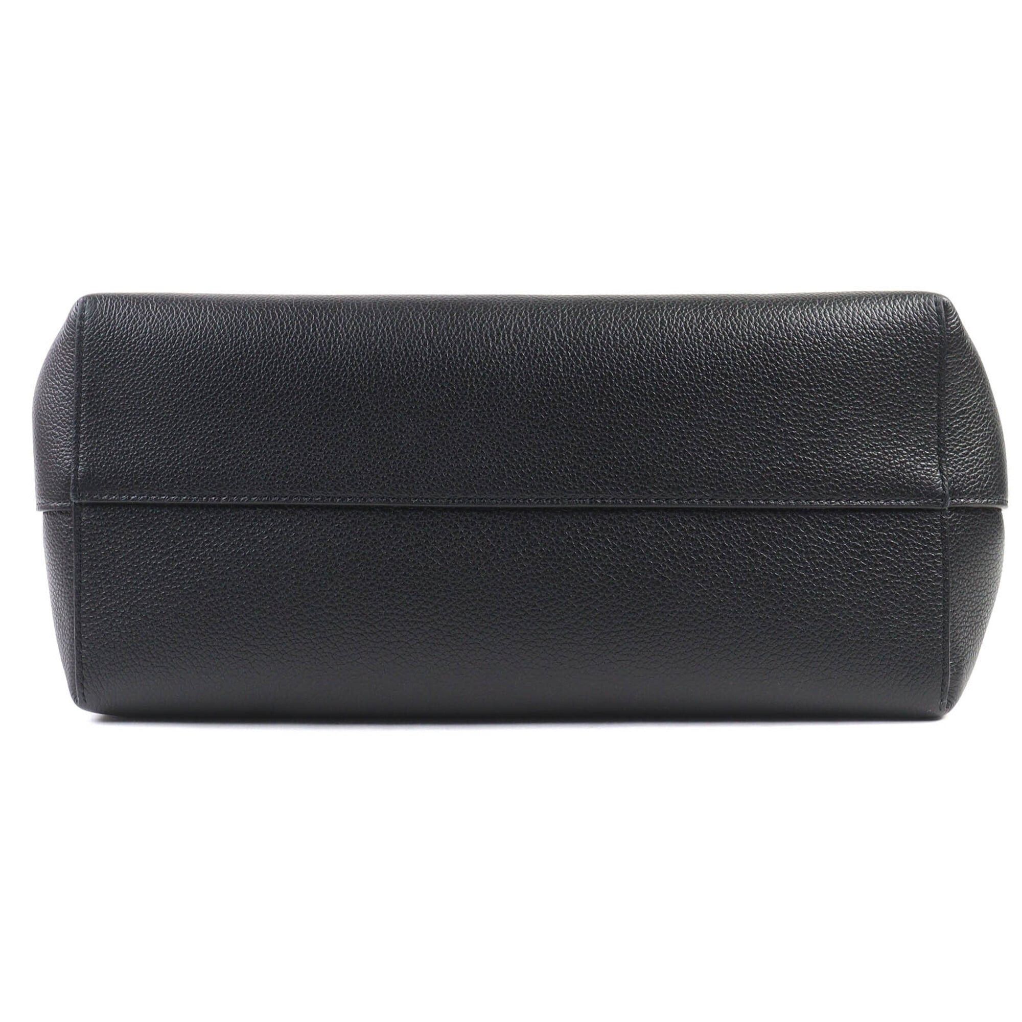 Celine CELINE 11685 Cabas Anais Triomphe Medium Leather Tote Bag (Can be carried on the shoulder) Black, Made in Italy, Women's Size ONE SIZE - 5 Thumbnail