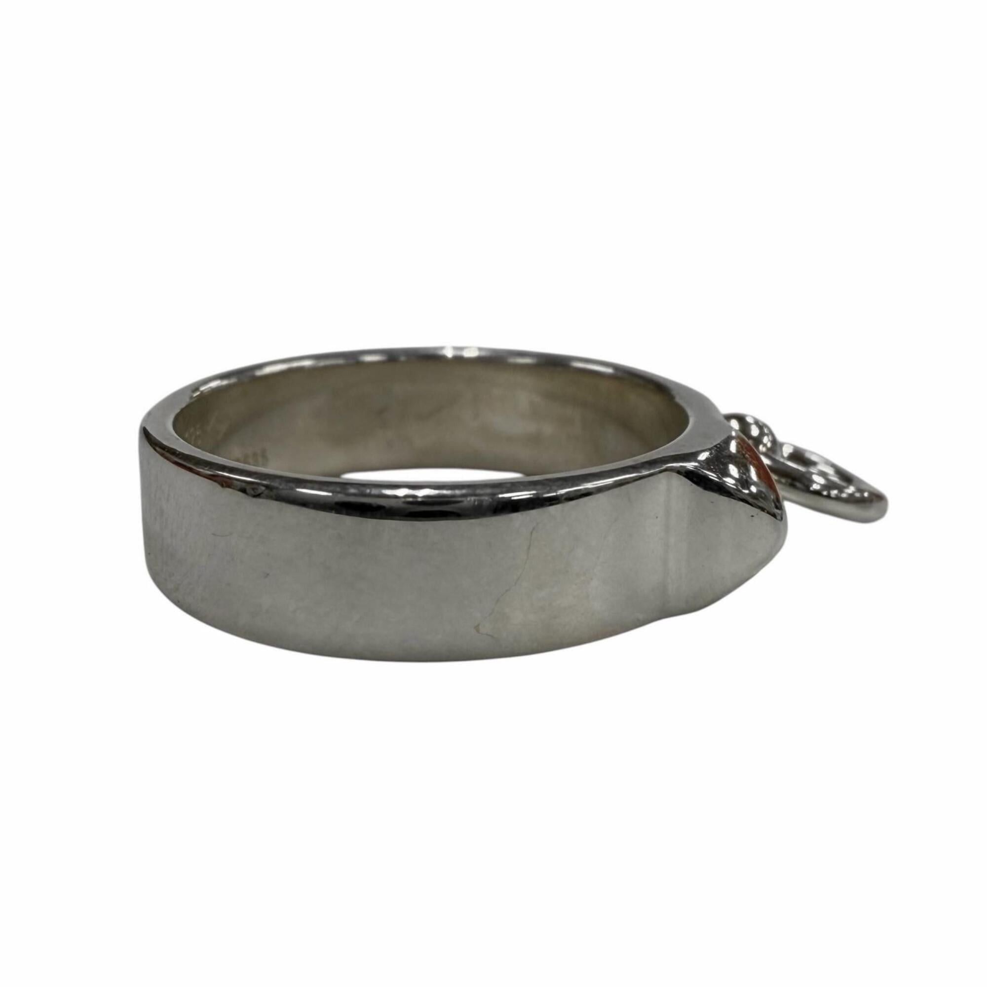 Hermes HERMES 15AK072635 Collier de Chien PM AG925 Ring, Silver, Size 51, with Box, Made in France, Weight 4.3g, Men's/Women's Pants Size ONE SIZE - 6 Thumbnail